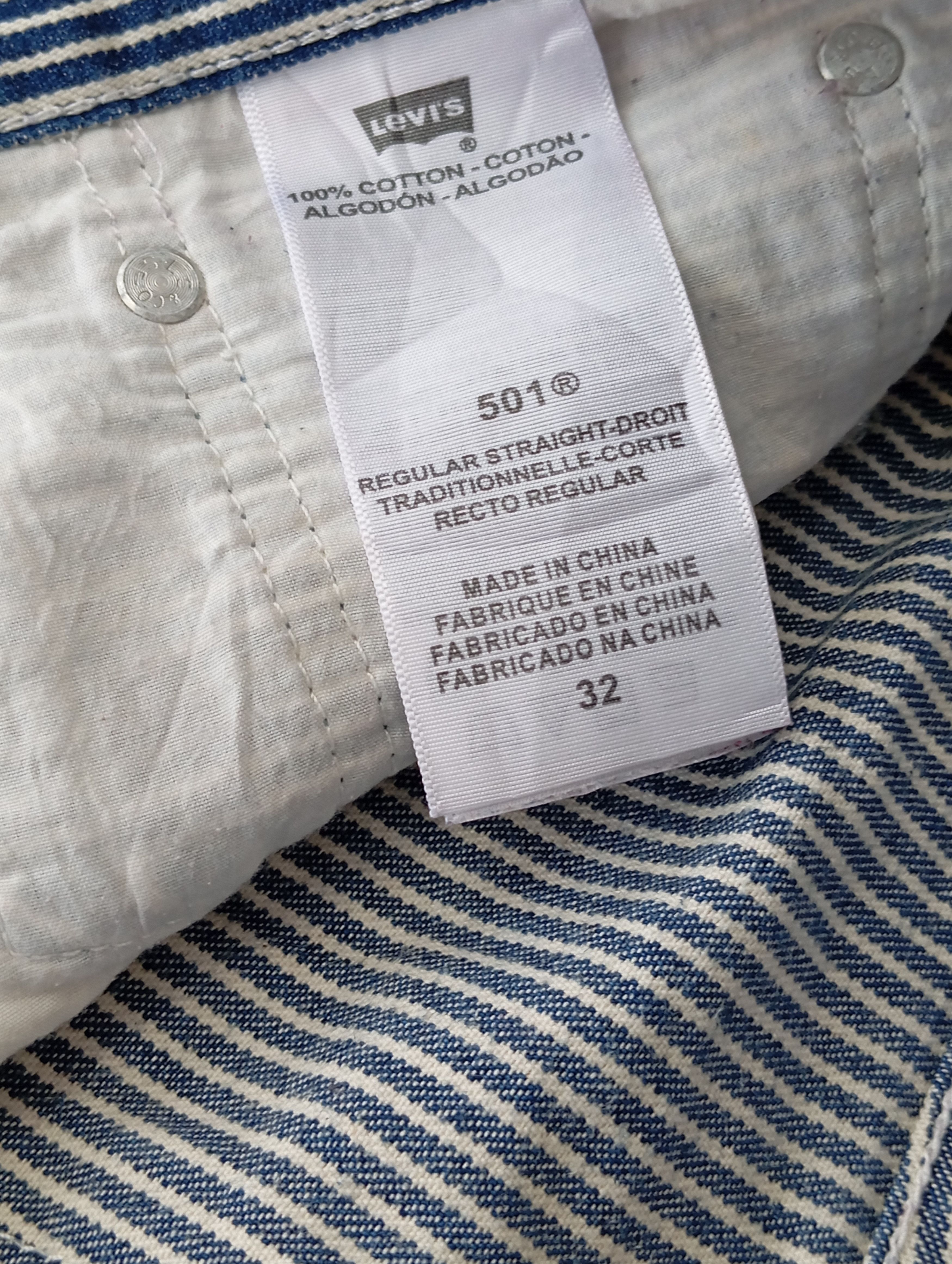 Levi's × Vintage Levis Stripe Short Denim Size US 33 - 5 Thumbnail