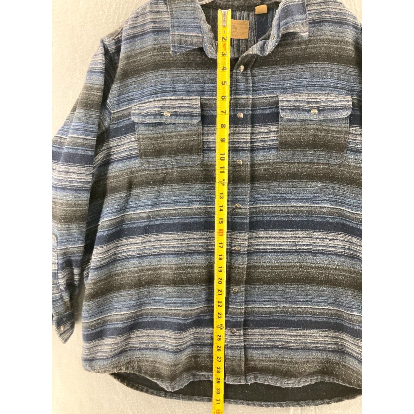 Vintage Vintage Red Head Ranch Men's 2XLT Cotton Long Sleeve Button-Front Rockabilly Shirt Size US XXL / EU 58 / 5 - 3 Thumbnail