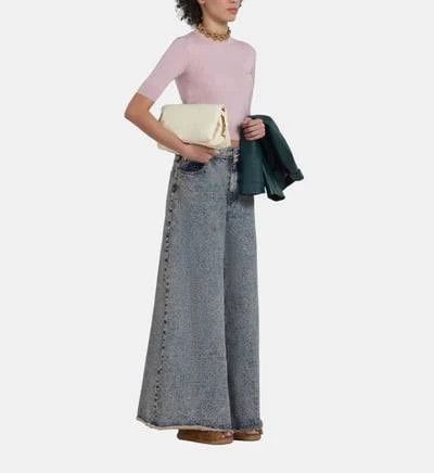Marni o1w1db10824 Turtleneck Sweater in Pink Size XL / US 12-14 / IT 48-50 - 4 Thumbnail