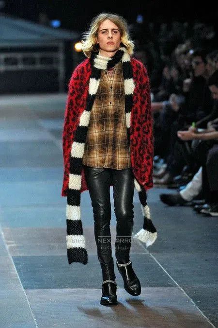 Saint Laurent Paris SAINT LAURENT 2013 Red Leopard Sweater. Size US S / EU 44-46 / 1 - 8 Thumbnail