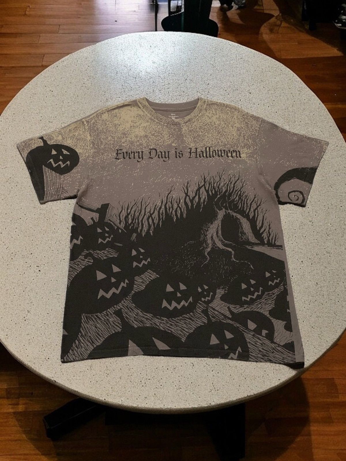 Nightmare After Christmas Horror Gothic Affliction Style Tee