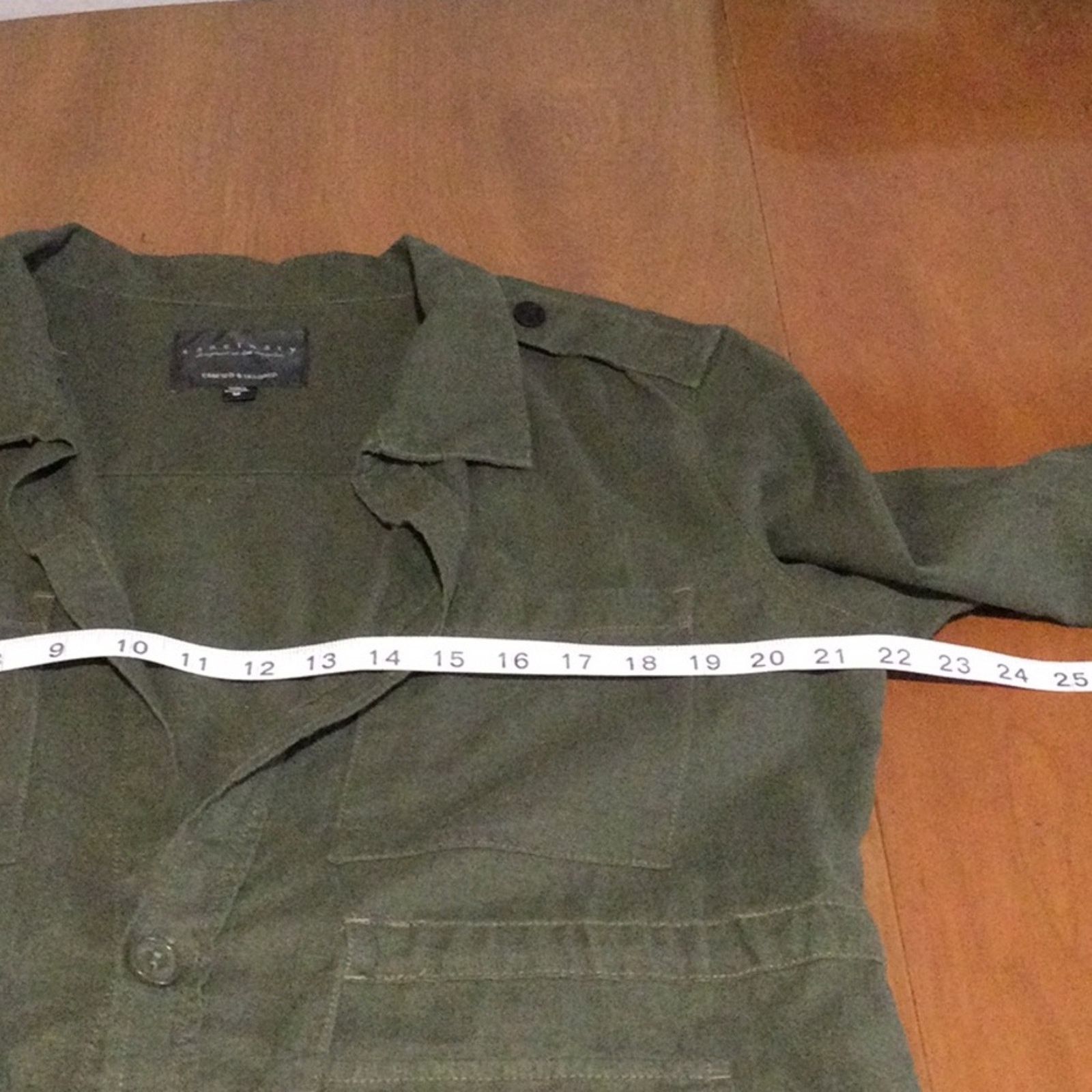 Sanctuary Sanctuary Army Green Rolltab Sleeve Lightweight Jacket Sz M Size M / US 6-8 / IT 42-44 - 14 Thumbnail