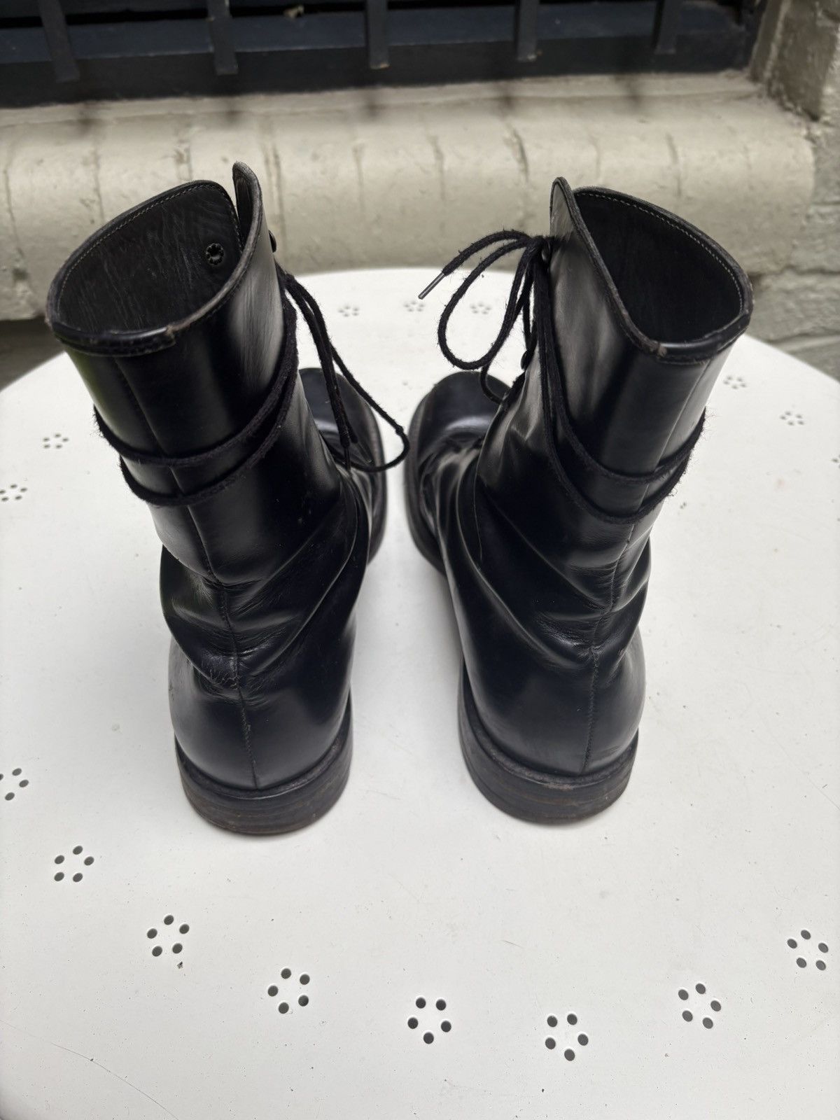 Jil Sander AW 2011 Jil Sander Lace Up Leather Boots Size US 8.5 / EU 41-42 - 2 Thumbnail