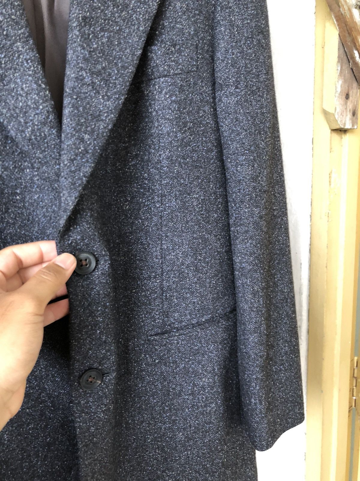 Burberry Vintage Burberry London Single Breasted Wool Blazer Size 38L - 9 Thumbnail