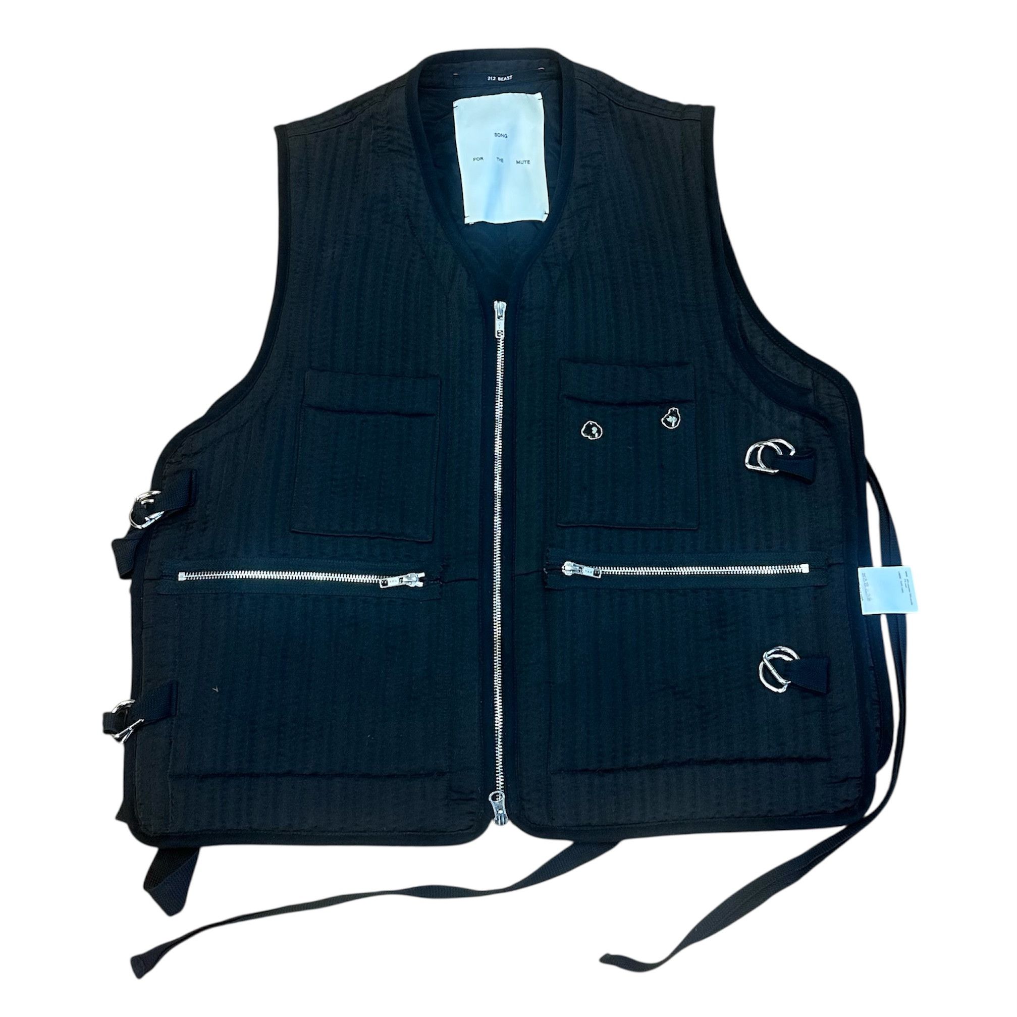 Song For The Mute Song For The Mute Black Vest Size US M / EU 48-50 / 2 - 1 Thumbnail