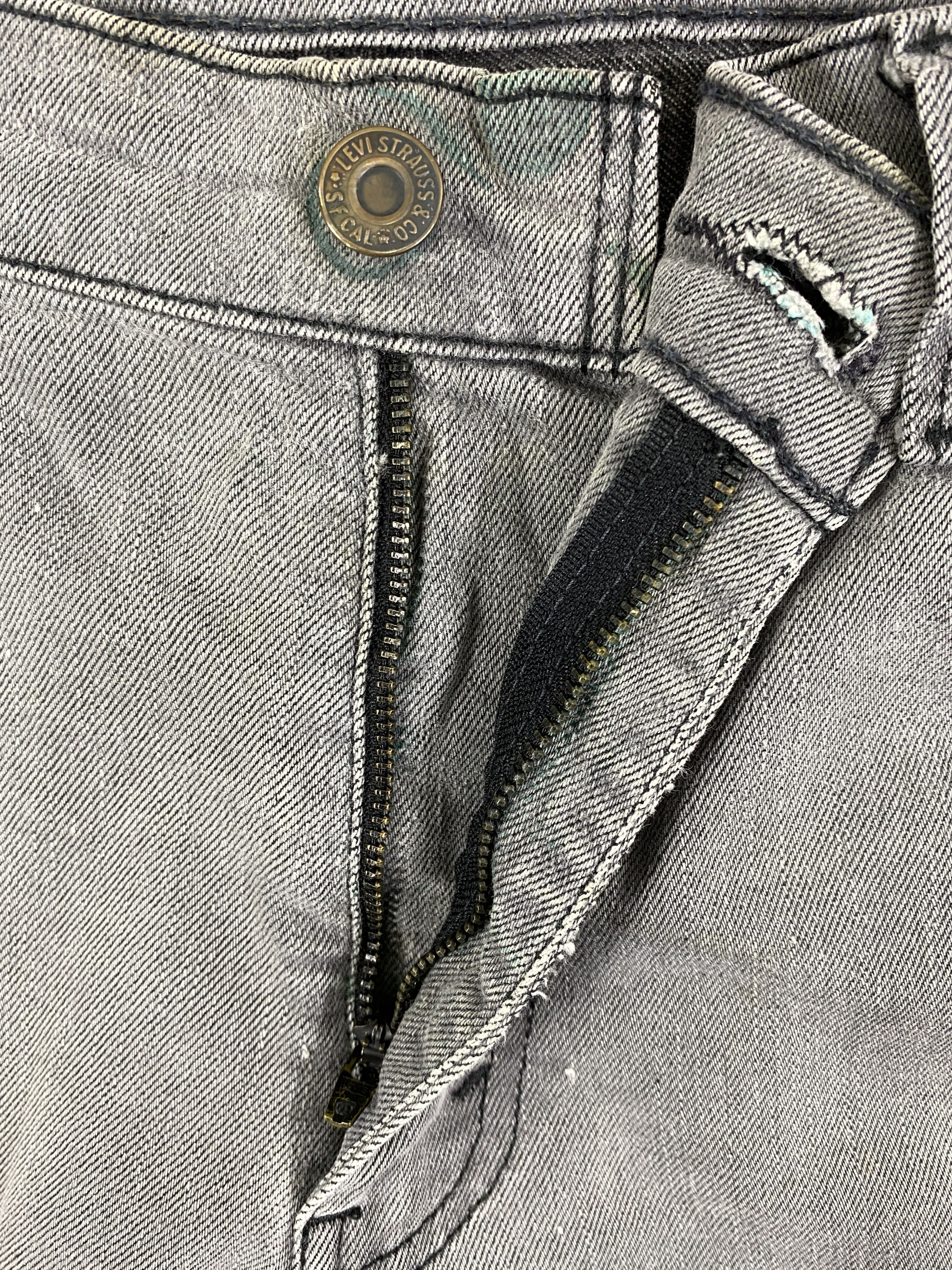 Levi's Grey Vintage Levi's 511 Jeans 37x28 Denim -JN1740 Size US 37 - 6 Thumbnail