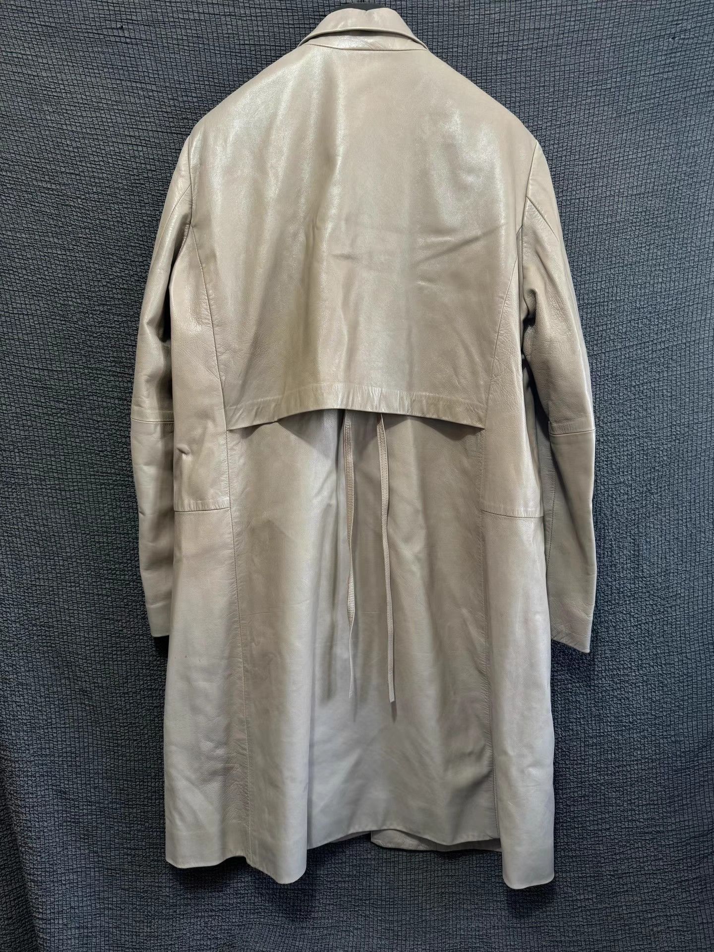 Issey Miyake Issey Miyake ultra-early rare Permanente line leather coat. Size US L / EU 52-54 / 3 - 2 Thumbnail