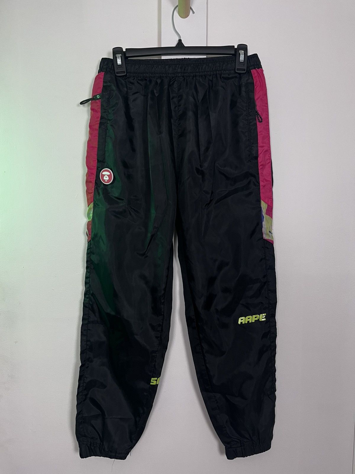 Aape Aape SOMEWHERE IN THE AAPE UNIVERSE Polyester Joggers Size US 28 / EU 44 - 3 Thumbnail