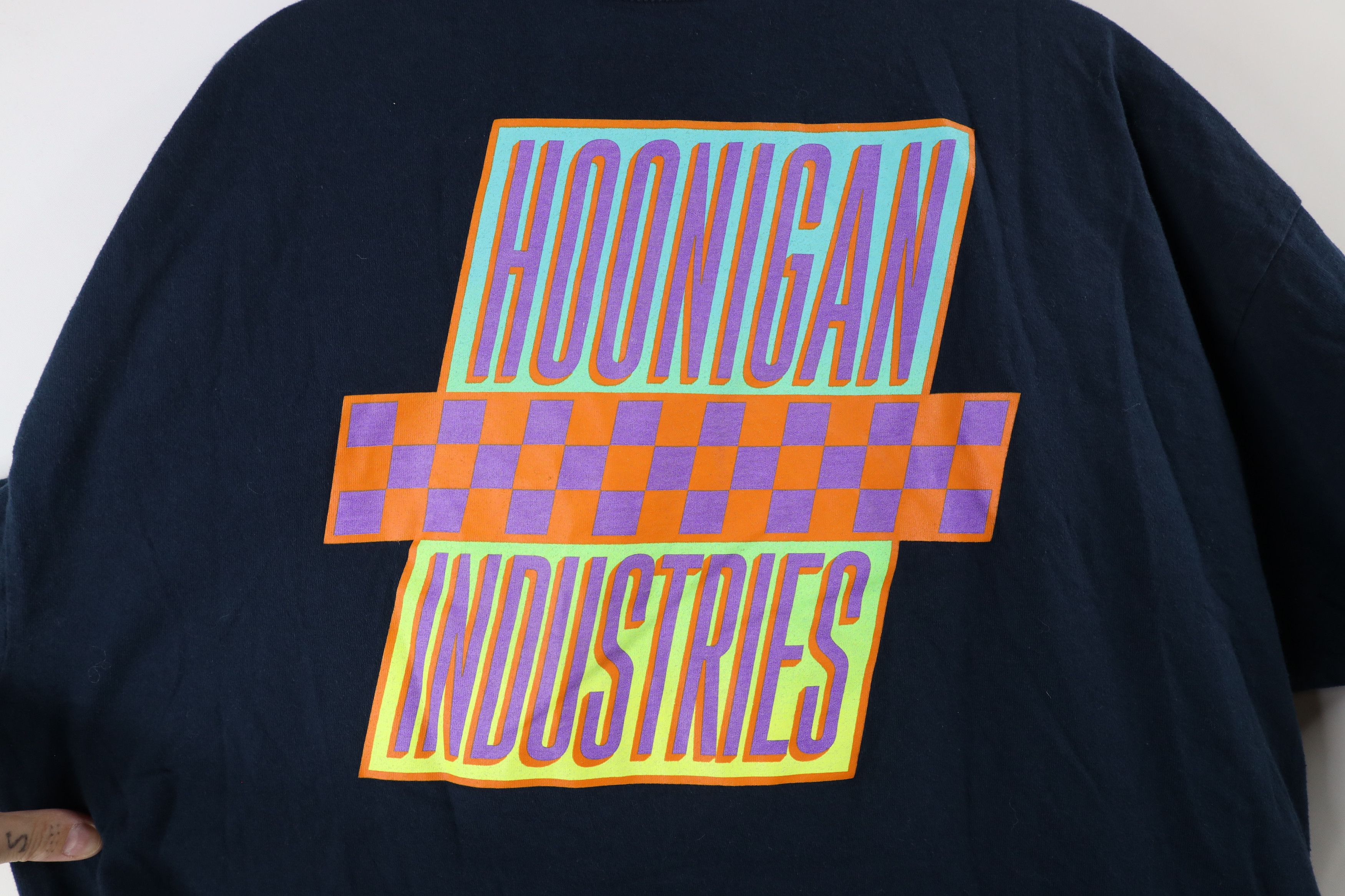 Vintage Vintage Hoonigan Industries Racing Block Rally Car T-Shirt Size US XL / EU 56 / 4 - 7 Thumbnail