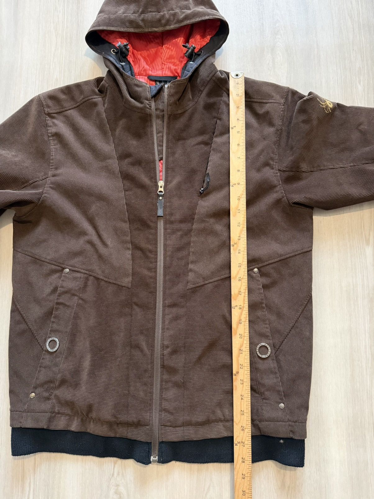 Spyder Spyder Corduroy Bomber Jacket w/ Hood Sz M Size M / US 6-8 / IT 42-44 - 6 Thumbnail