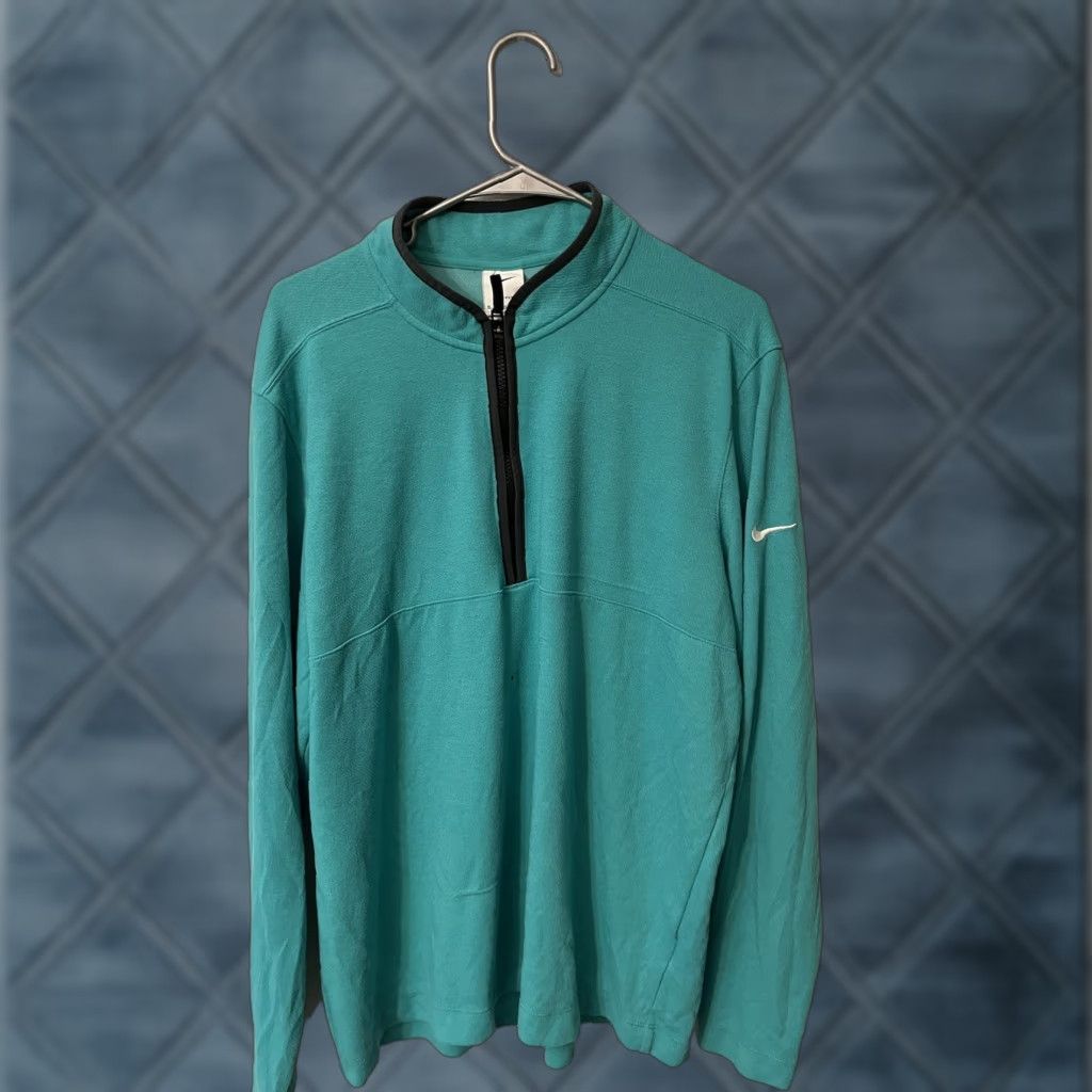 Nike Nike Dri-FIT Victory 1/4 Zip Golf Pullover Green XL Mens Cim DJ5474-318 Nike Dri-FIT Size US XL / EU 56 / 4 - 1 Thumbnail