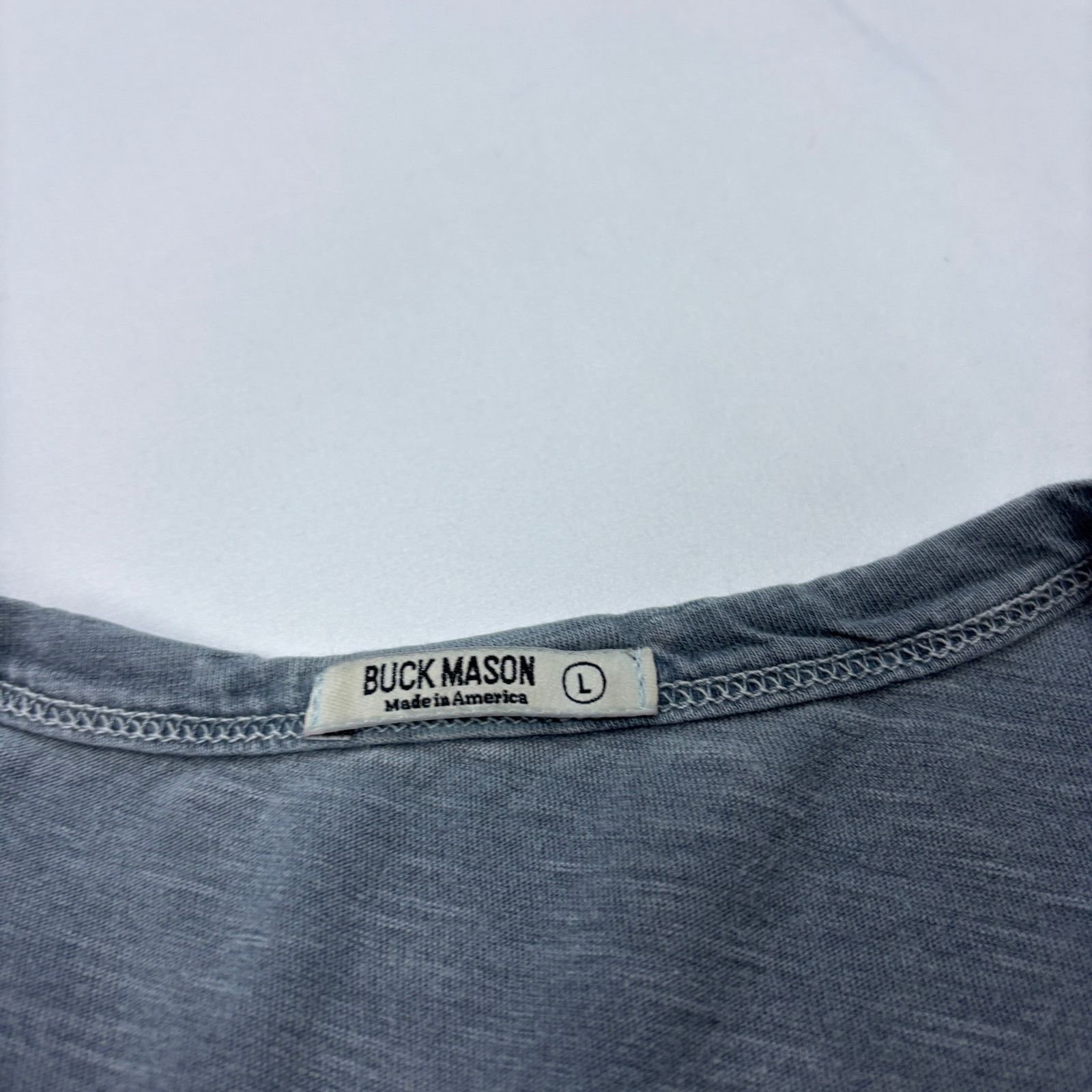 Buck Mason Buck Mason Curved Hem Slub Cotton Short Sleeve T Shirt Large Size US L / EU 52-54 / 3 - 6 Thumbnail