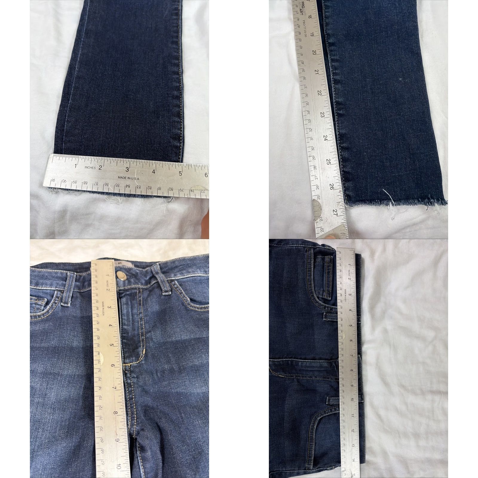 Vintage Joes Jeans Jeans Women’s 29 Dark Wash Ankle Skinny Raw Hem Shirt? Size 29" - 8 Thumbnail