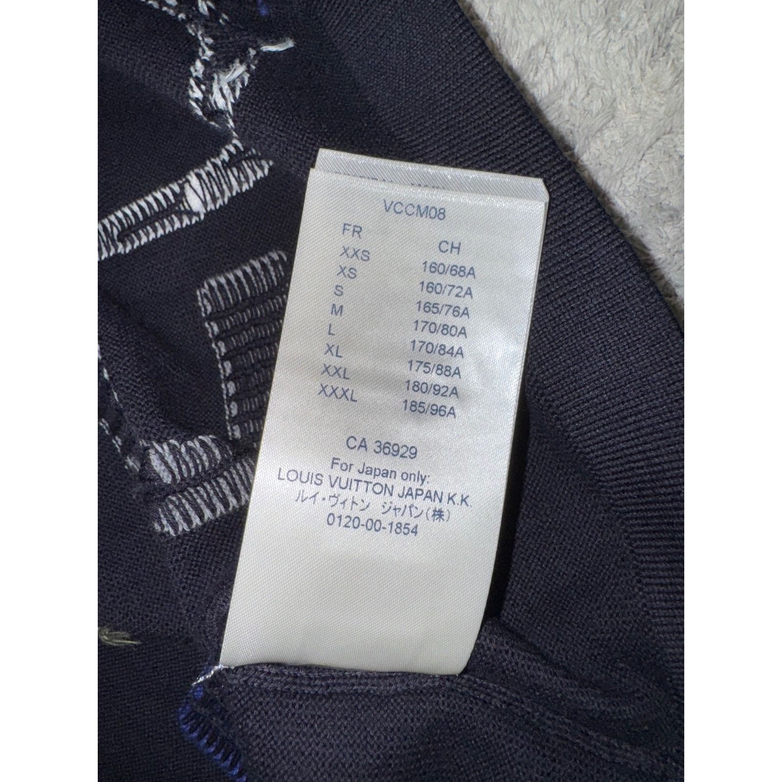 Louis Vuitton Louis Vuitton LV Electric Intarsia Sleeve T-Shirt Medium M Size US M / EU 48-50 / 2 - 14 Thumbnail