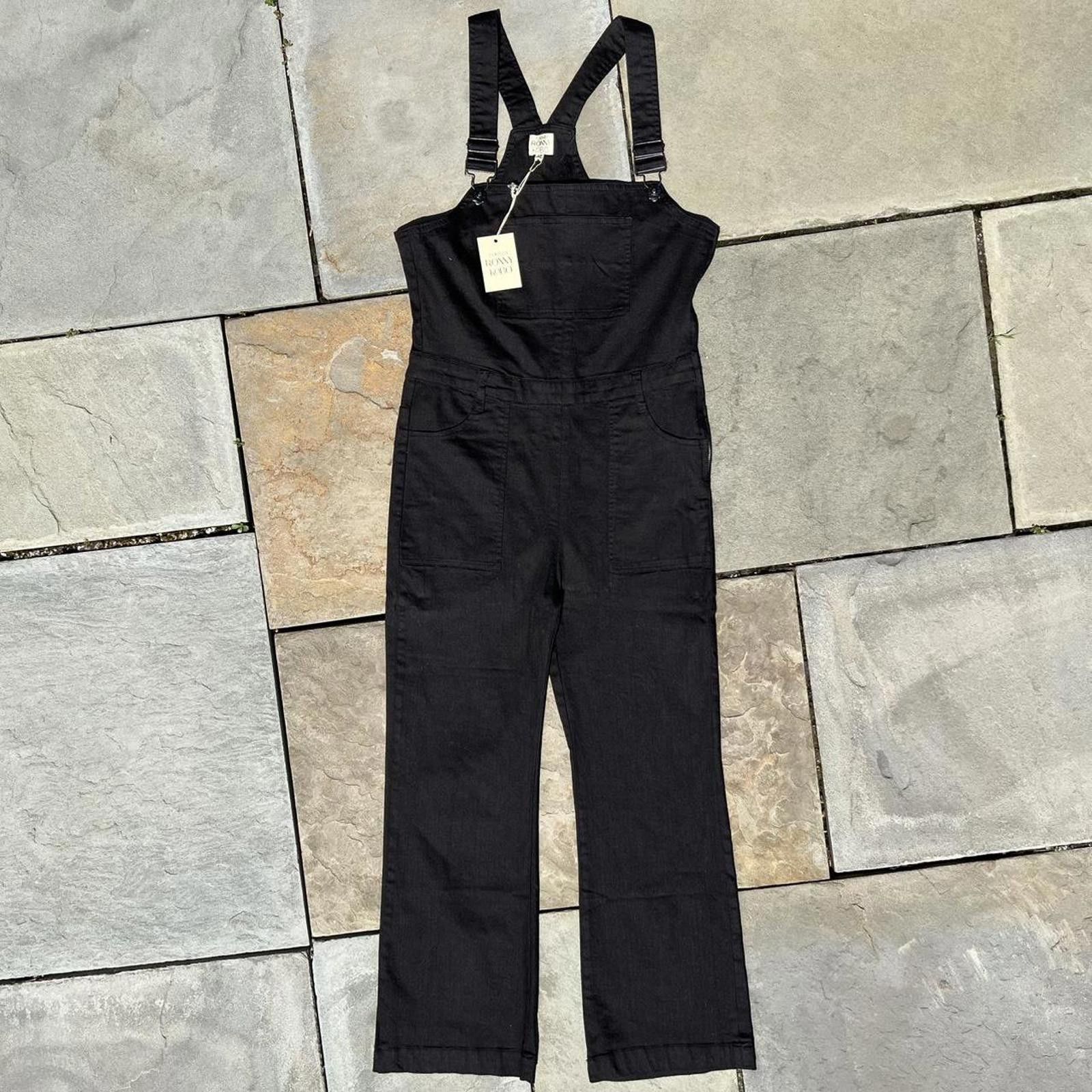 Other NWT Designer Black Denim Overalls Size 26" / US 2 / IT 38 - 1 Thumbnail