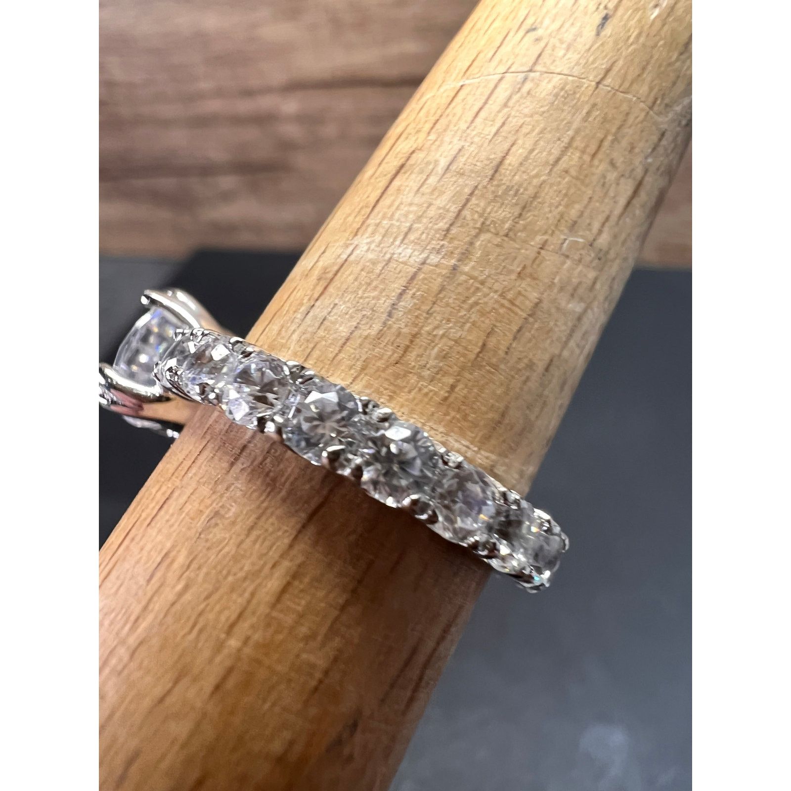 Other Cubic zirconia sterling silver ring size 7 Size ONE SIZE - 10 Thumbnail