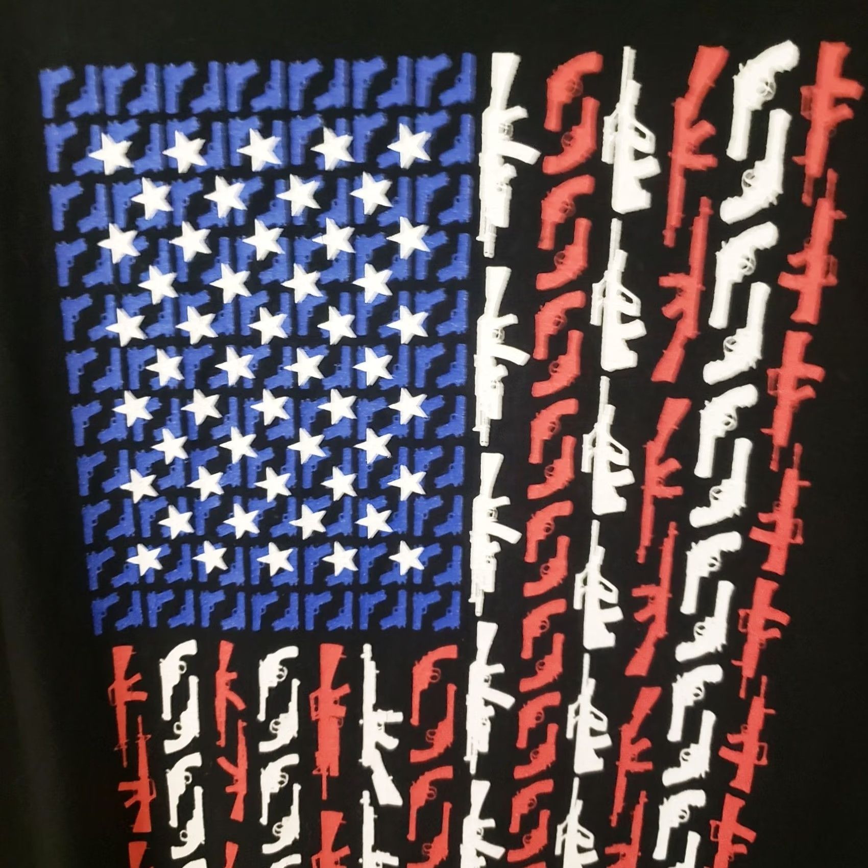 Vintage We The People Holsters TShirt Men L Black USA American Flag 2A Gun Patriotic New Size US L / EU 52-54 / 3 - 7 Thumbnail