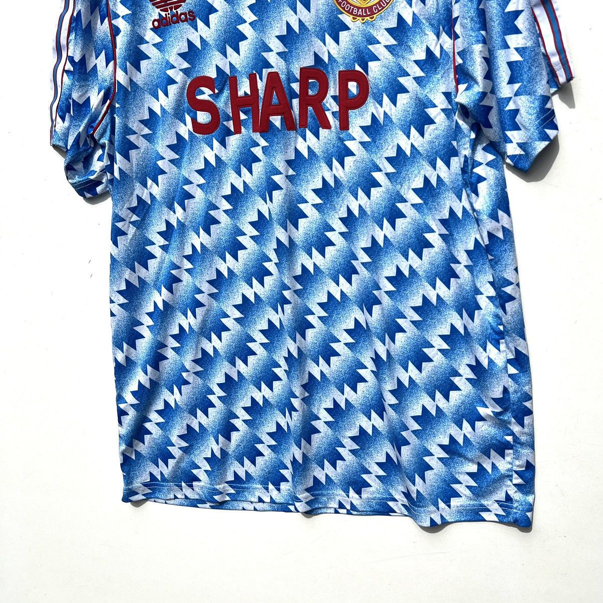 Adidas soccer jersey Adidas Manchester United 1990 1991 fake Size US XXL / EU 58 / 5 - 3 Thumbnail