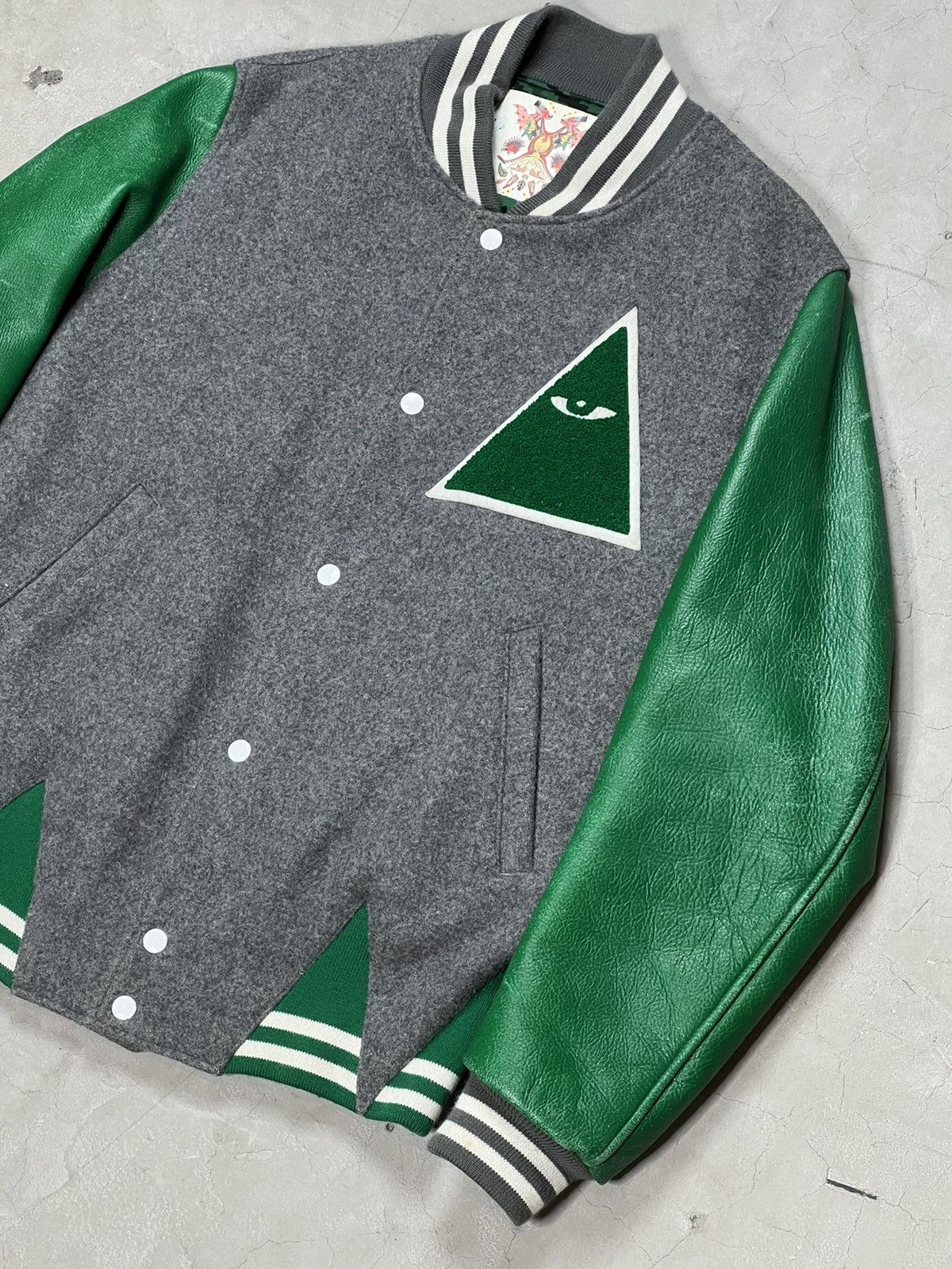 PHENOMENON AW/08 Phenomenon x Revolver Eye of Horus Varsity Jacket Size US L / EU 52-54 / 3 - 3 Thumbnail