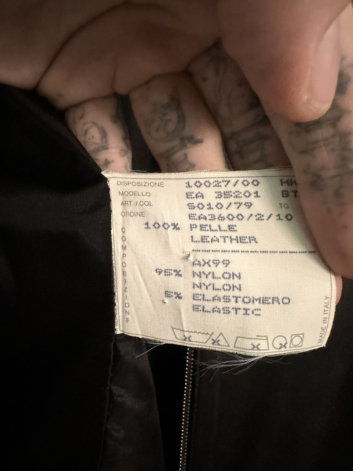 Alexander McQueen Alexander McQueen 1996 Runway Tattoo Cross Jacket Size US S / EU 44-46 / 1 - 12 Thumbnail