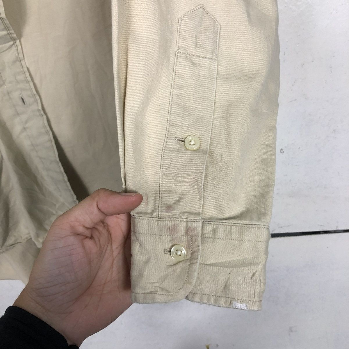 Polo Ralph Lauren 🔥VINTAGE CHORE WORK SHIRT JACKET RALPH LAUREN DUCK CANVAS Size US S / EU 44-46 / 1 - 17 Thumbnail