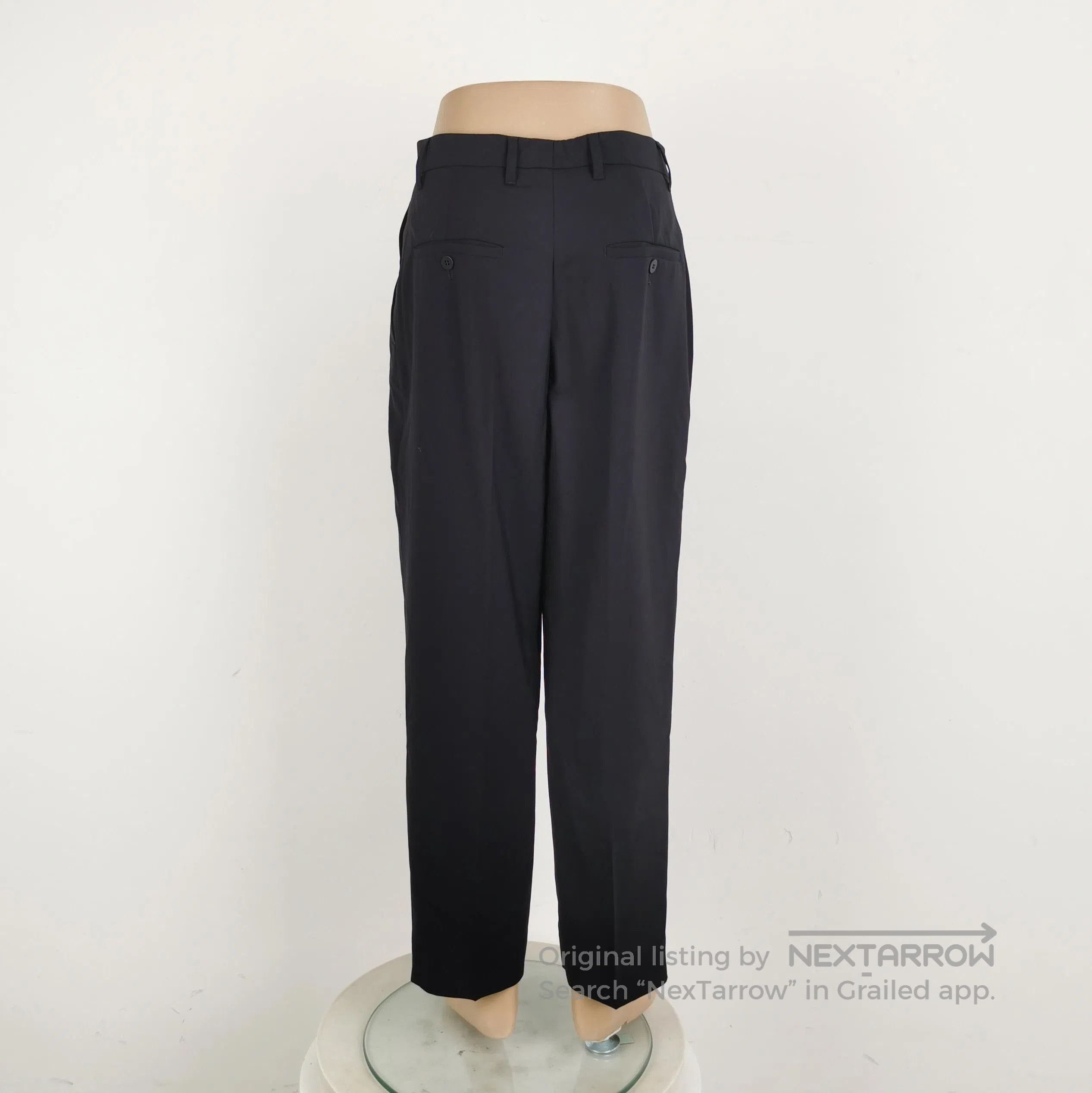 Prada Prada Wool Trousers in Classic Black . Size 37" - 1 Thumbnail