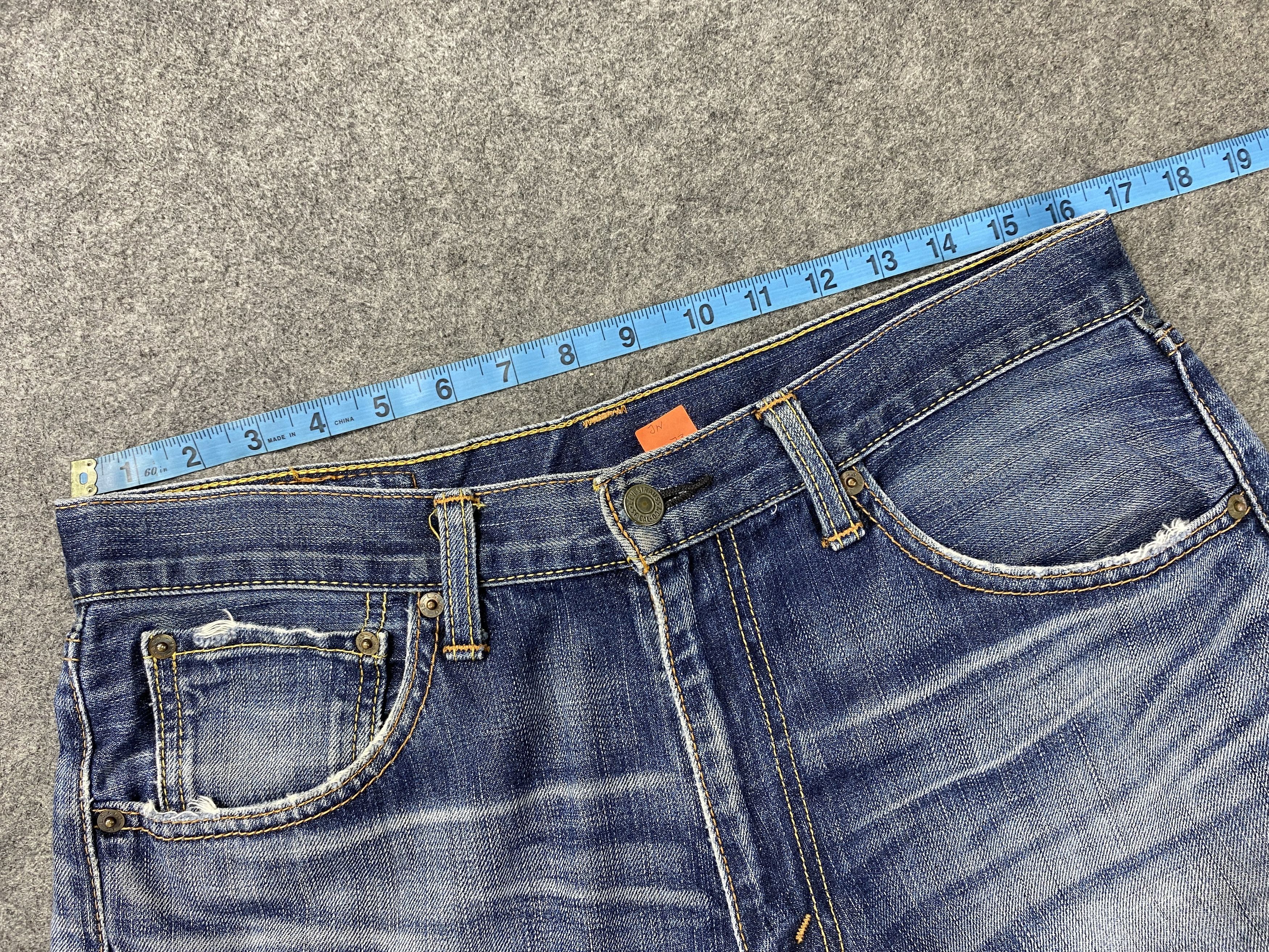 Levi's Distressed Blue Vintage Levi's 703 33x29.5 Denim -JN2373 Size US 33 - 5 Thumbnail