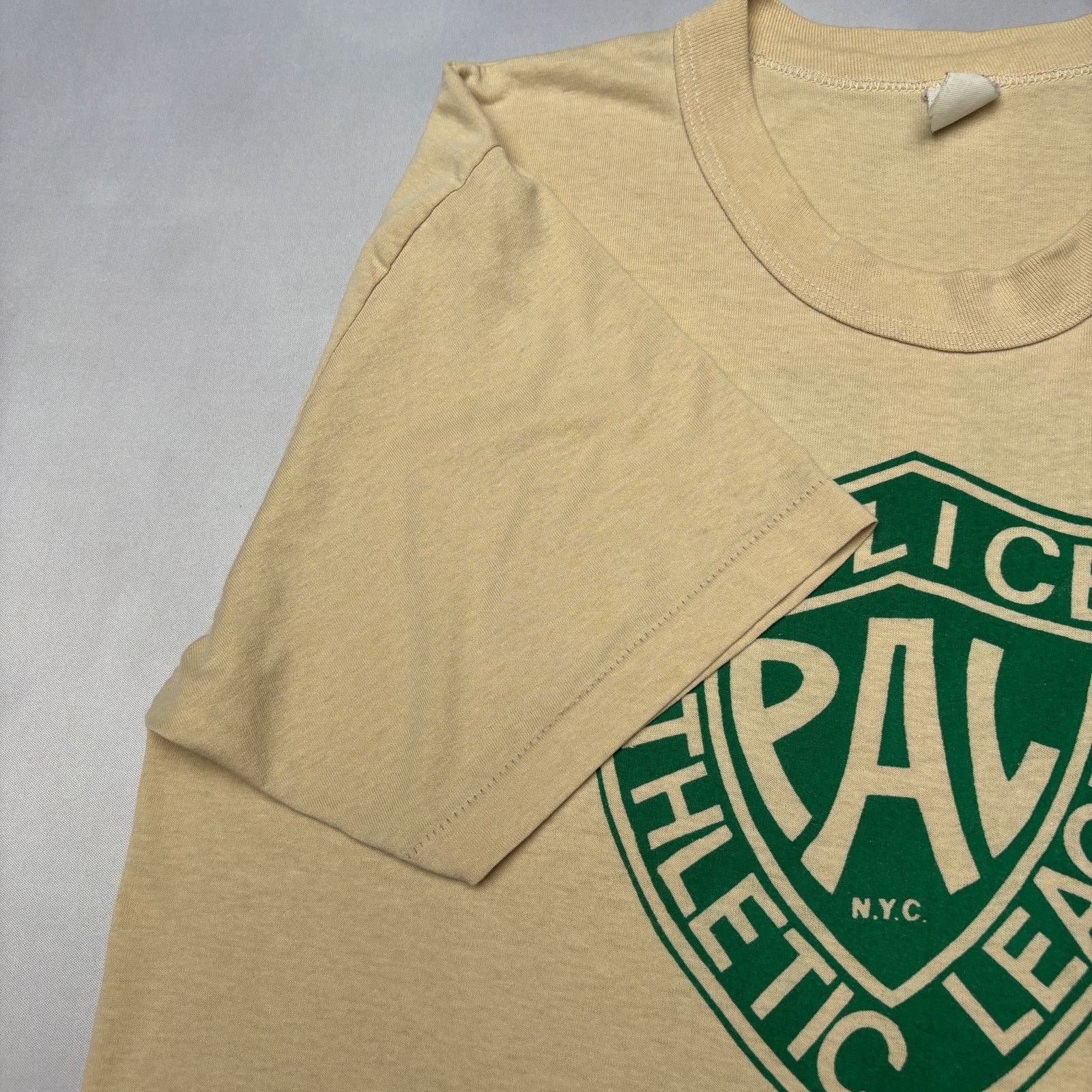 Vintage VTG 80s PAL Police Athletic League NYC 11 Shirt Large NYPD Size US L / EU 52-54 / 3 - 3 Thumbnail