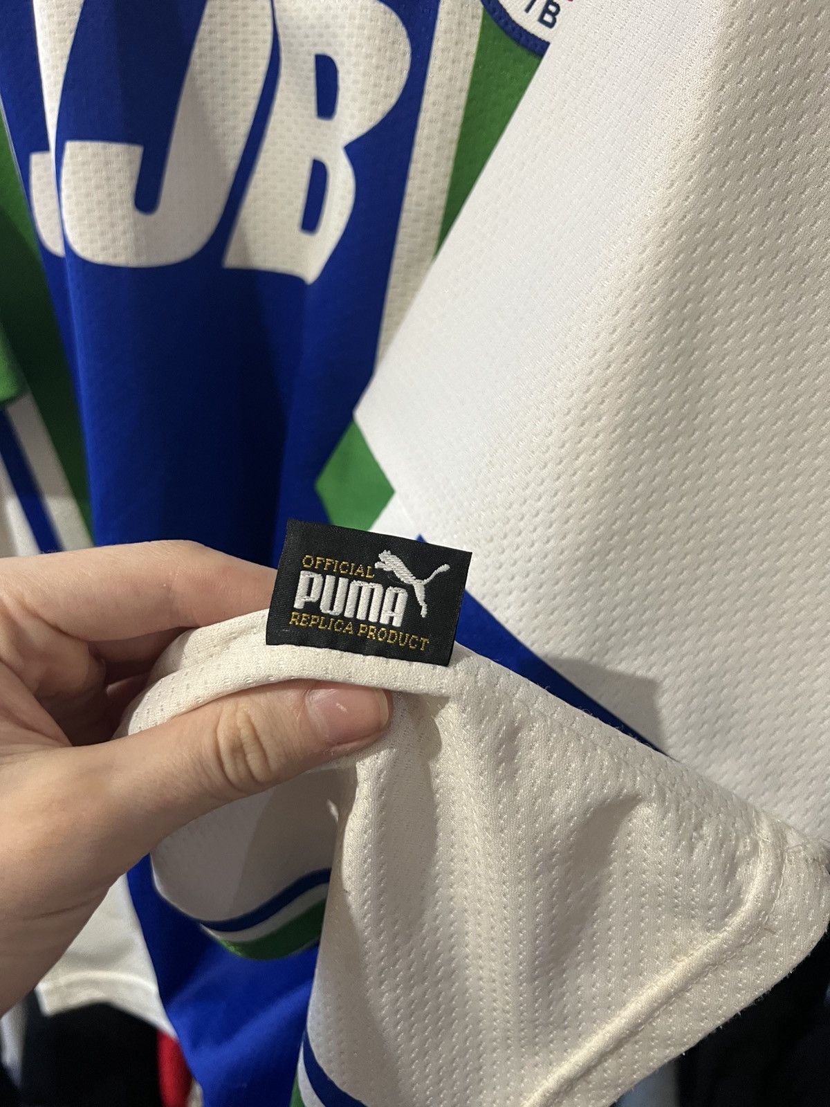 Puma × Vintage 1996/1997 PUMA WIGAN ATHLETIC FC HOME FOOTBALL SHIRT SZ XXL Size US XXL / EU 58 / 5 - 8 Thumbnail