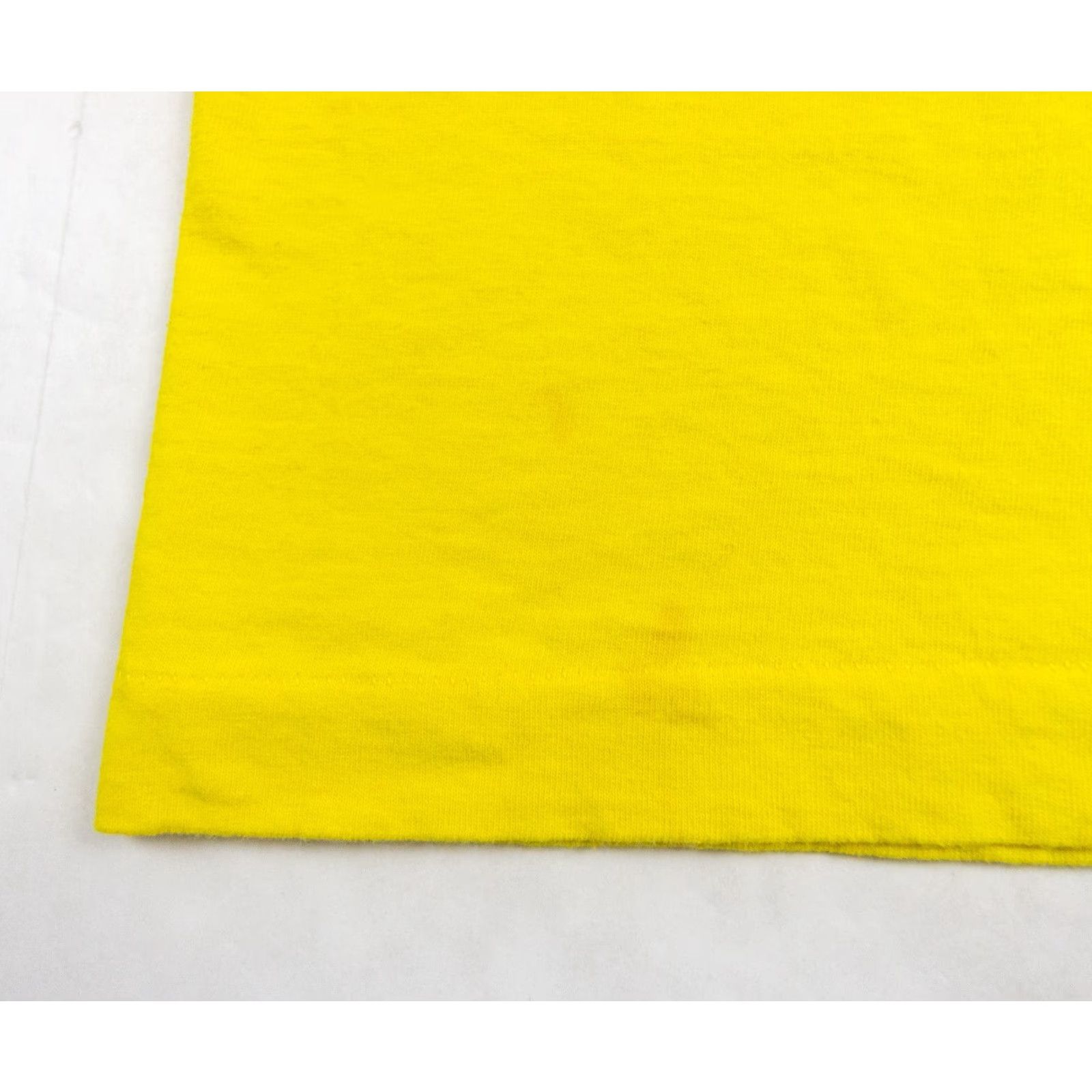 Fruit Of The Loom VINTAGE Fruit of the Loom T-Shirt Womens XL Yellow Solid 90s Crew Neck Short Sleeve Size XL / US 12-14 / IT 48-50 - 6 Thumbnail