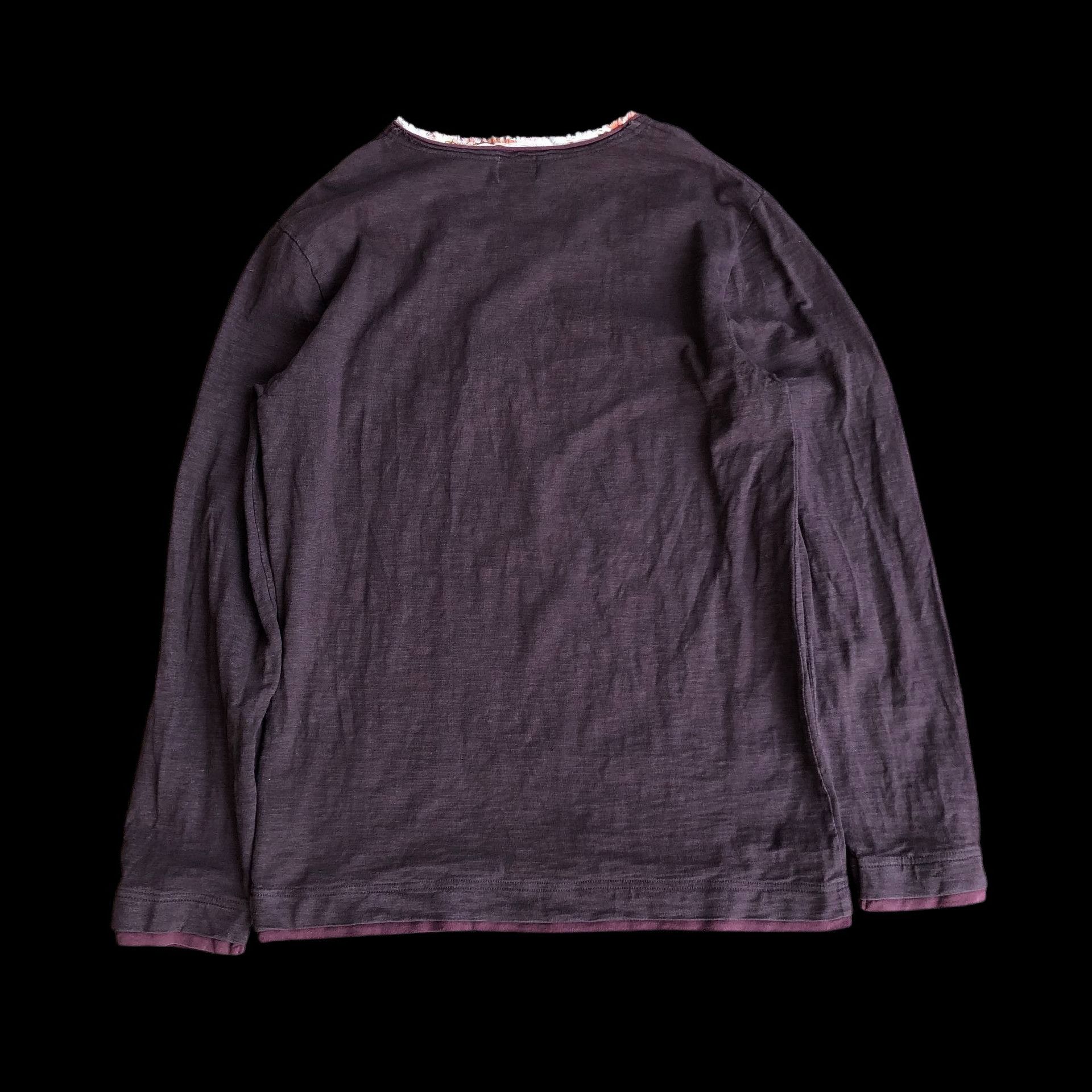 If Six Was Nine 2000s Double Layer Takeo Kikuchi Floral embroidery Size US L / EU 52-54 / 3 - 2 Thumbnail