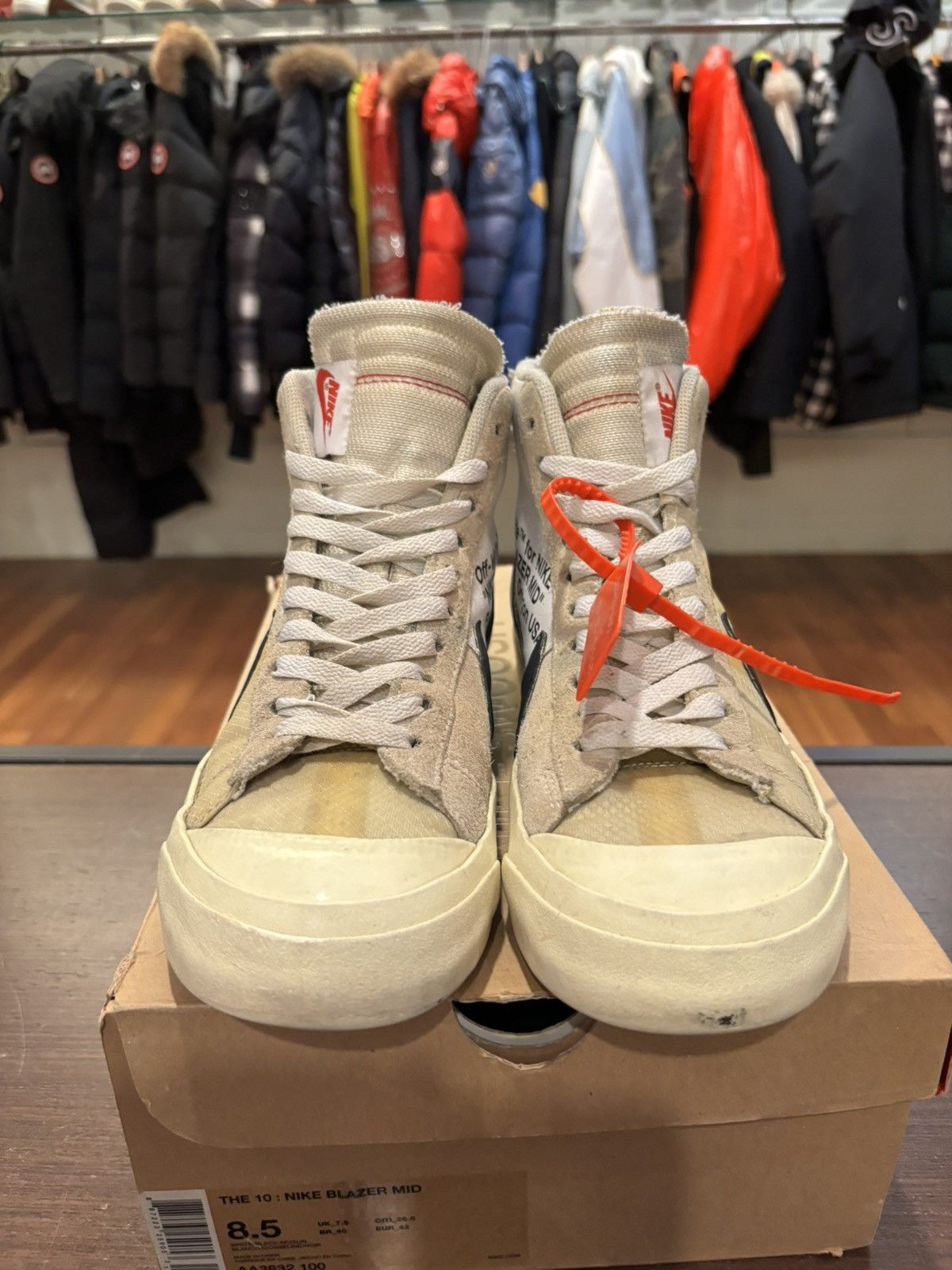 Nike × Off-White Nike x Off-White Blazer Mid ‘The 10’ Size US 8.5 / EU 41-42 - 5 Thumbnail