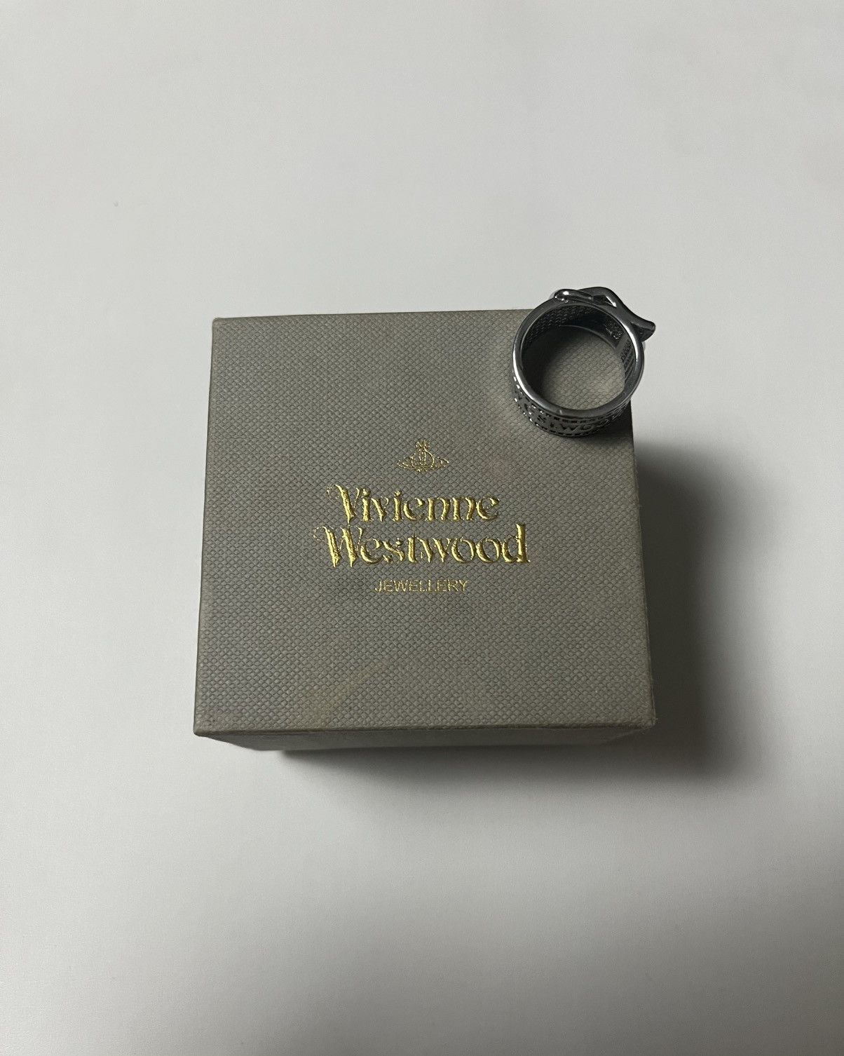 Vivienne Westwood Vivienne Westwood M925 Sterling Silver Gimmick Ring Size ONE SIZE - 2 Thumbnail