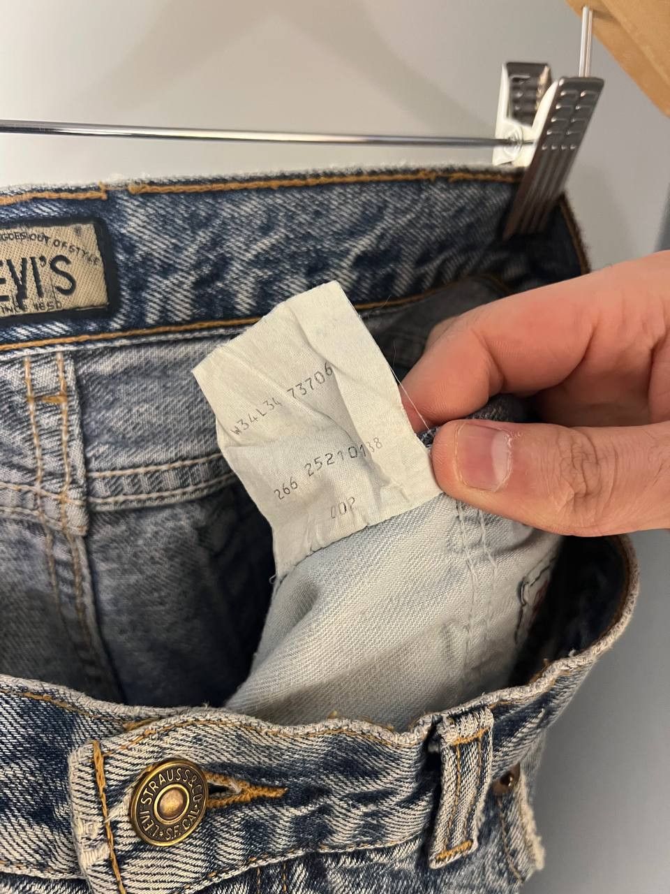 Levi's Made & Crafted VINTAGE LEVIS CLOTHING 737 DENIM RETRO JEANS CASUAL Y2K 90s Size US 34 / EU 50 - 11 Thumbnail