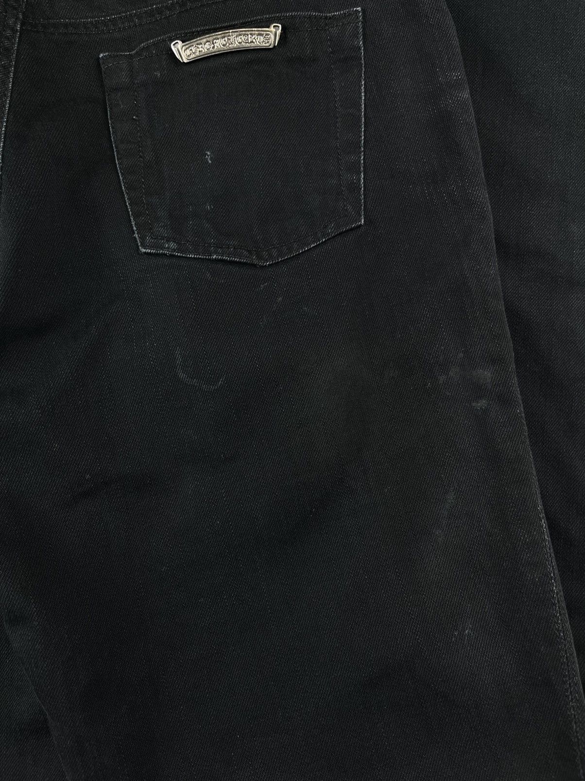 Chrome Hearts Chrome Hearts Le Fleur Knee Silver Bootcut Denim Jeans Size US 32 / EU 48 - 7 Thumbnail