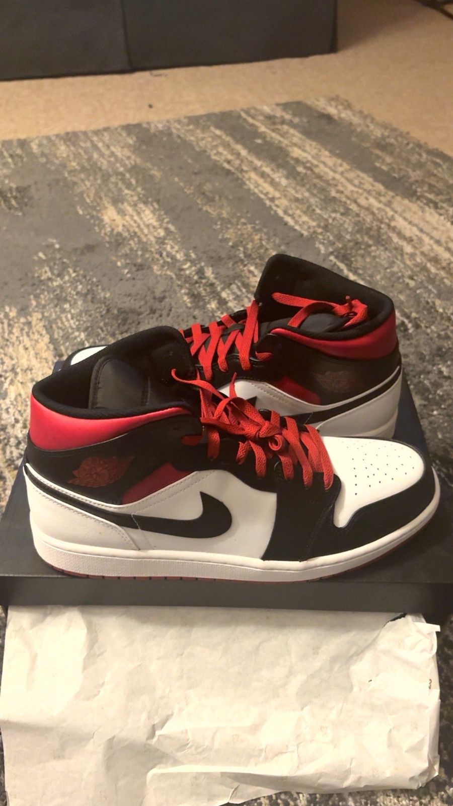 Jordan Brand Jordan 1 Mids Size US 12 / EU 45 - 1 Thumbnail