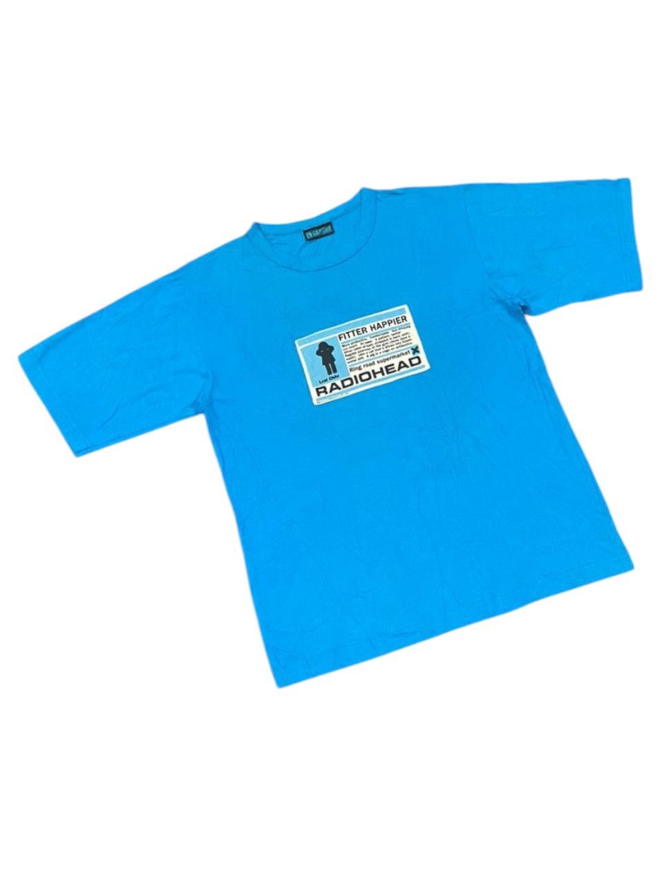 Vintage VTG 1997 Radiohead Fitter Happier Band Tee Size US L / EU 52-54 / 3 - 5 Thumbnail