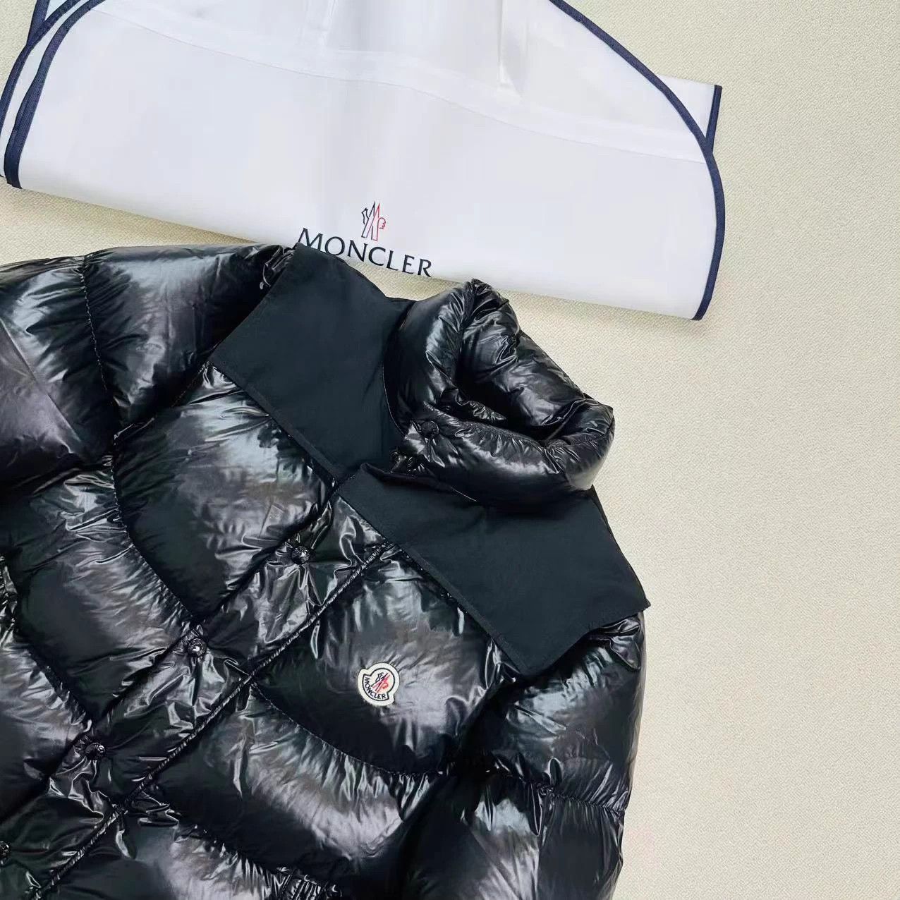 Moncler MONCLER stand collar rem puffer jacket 3 mint Size US L / EU 52-54 / 3 - 3 Thumbnail