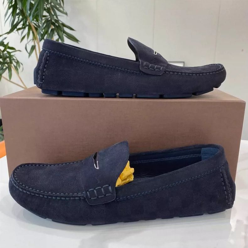 Louis Vuitton LV Suede Casual Loafers for Relaxed Style -2505 Size US 8 / EU 41 - 4 Thumbnail