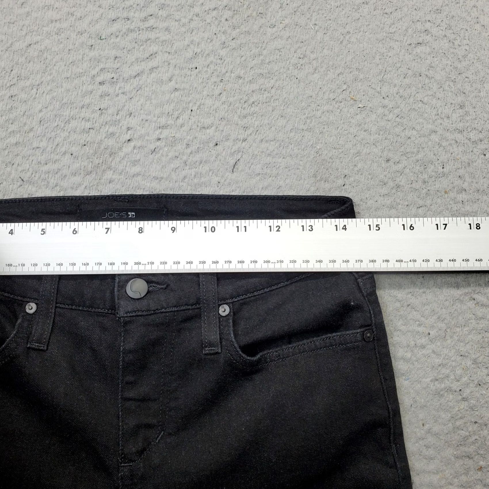 Vintage Joe's Jeans Skinny Jeans Womens Size 27 Black Denim 5-Pocket Design Dark Wash Slim Fit Size 27" / US 4 / IT 40 - 6 Thumbnail