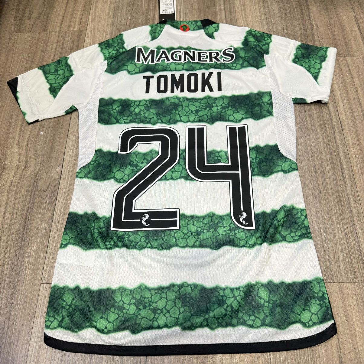 Adidas Celtic 23/24 home shirt #24 Tomoki (Bnwt) Size US XS / EU 42 / 0 - 2 Thumbnail