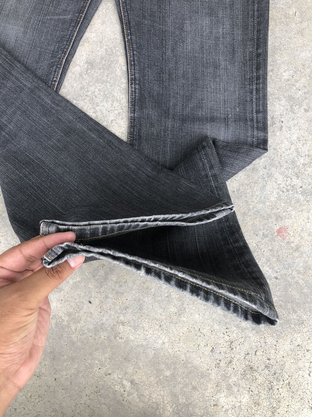 Lee Japanese Lee Flared Jeans Distressed Jeans Size US 32 / EU 48 - 13 Thumbnail