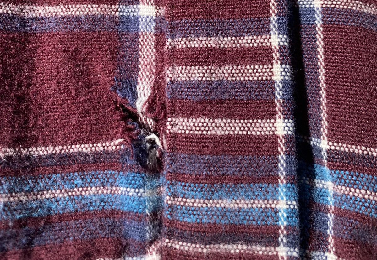 Vintage VTG 90’s LL Bean Chamois Burgundy Plaid Heavyweight Flannel Size US XL / EU 56 / 4 - 7 Thumbnail