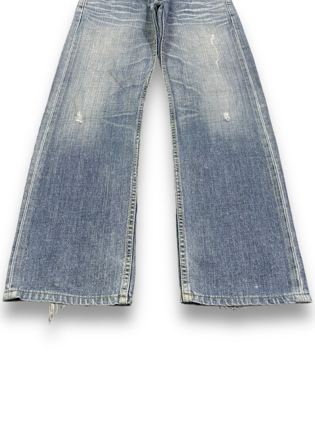 Levi's Vintage 2000s Levis Blue Washed Loose Fit Distressed Jeans Size US 29 - 7 Thumbnail