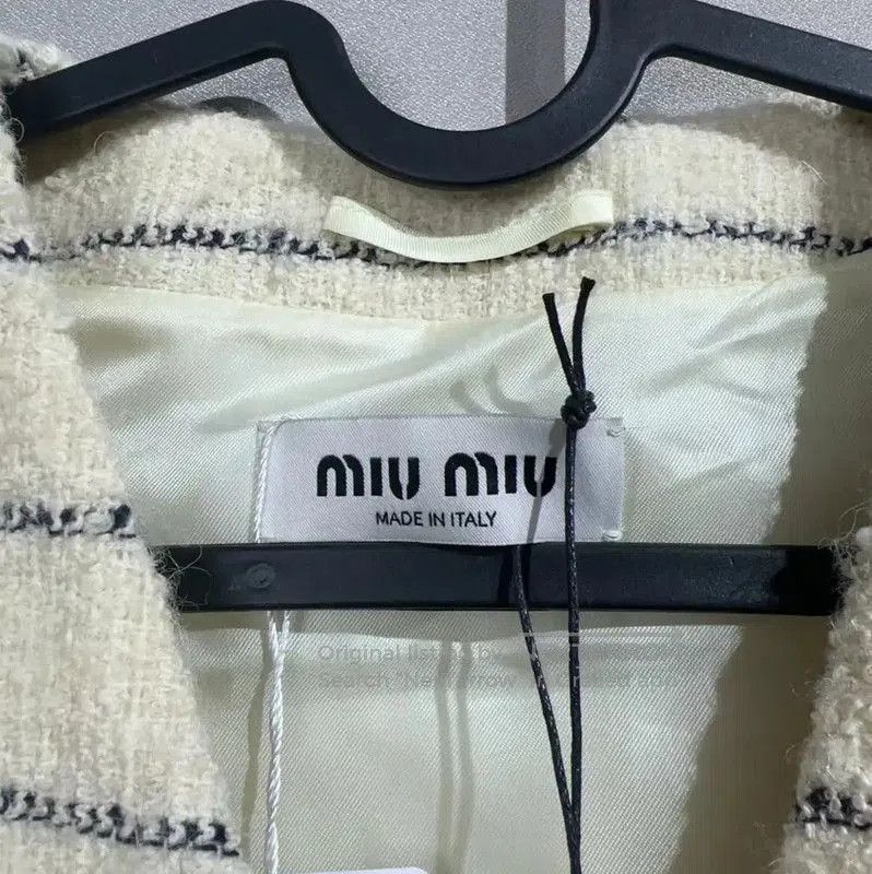 Miu Miu Miu Miu Striped White Cotton Blouse . Size XXS / US 00 / IT 34 - 3 Thumbnail