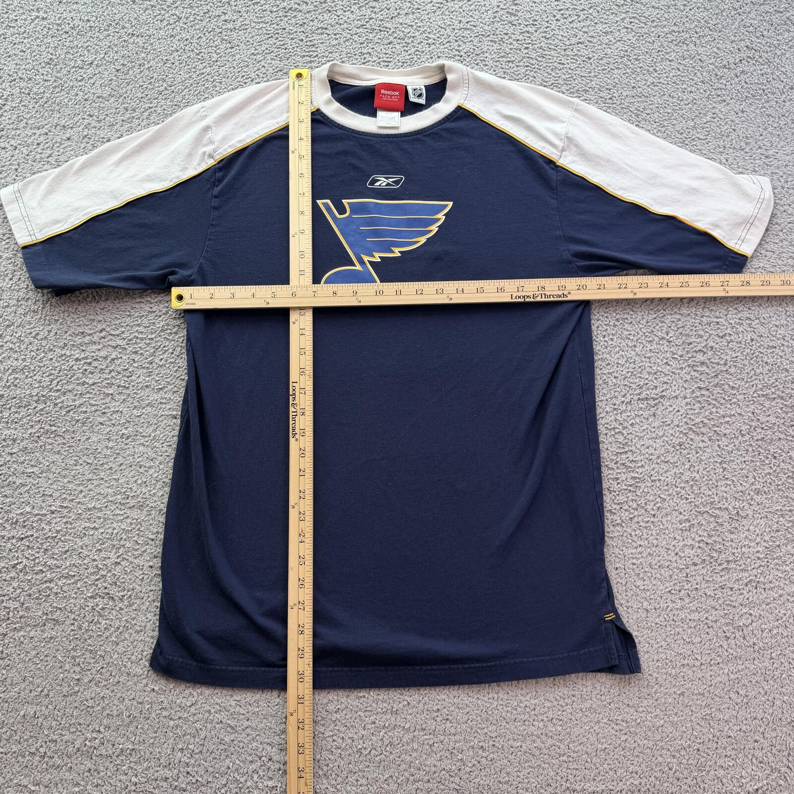 Reebok Reebok St Louis Blues NHL Hockey T Shirt Y2K Blue Tee M Size US M / EU 48-50 / 2 - 3 Thumbnail