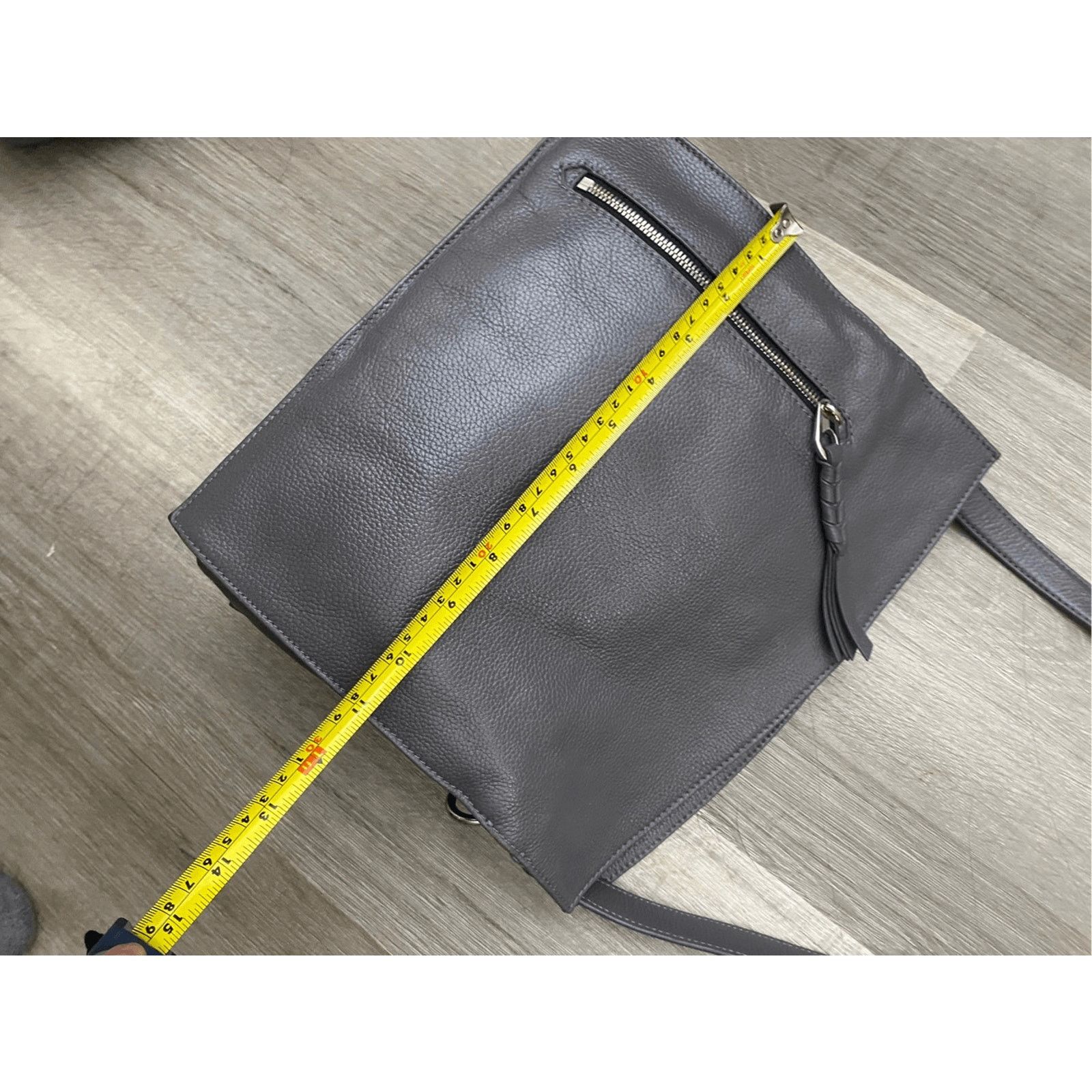 Ghurka Ghurka Original Dark Gray Square Crossbody Purse, MP $695 Size ONE SIZE - 4 Thumbnail
