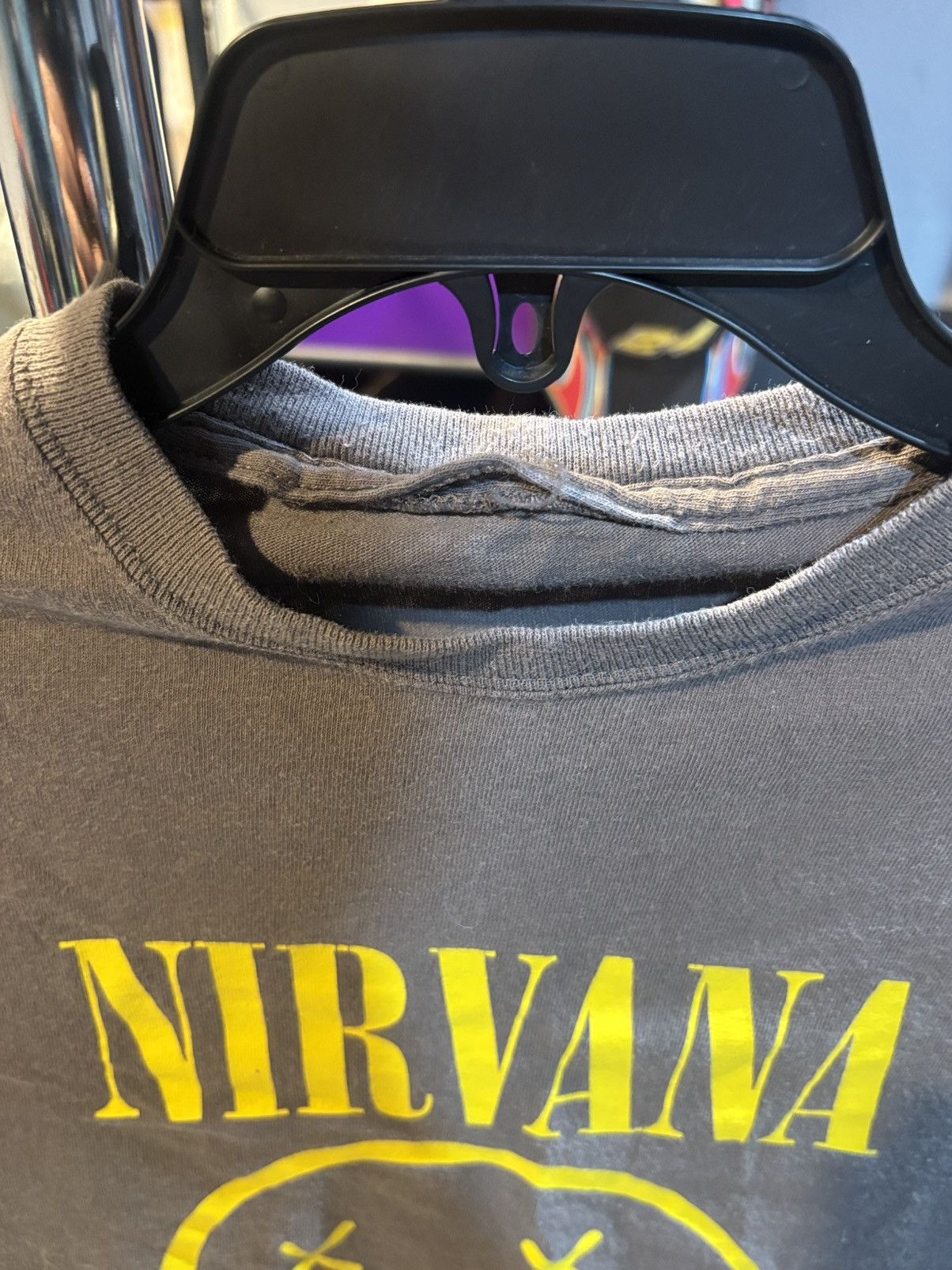 Nirvana 1992 Vintage Nirvana Smiley Face Tee Size US S / EU 44-46 / 1 - 3 Thumbnail