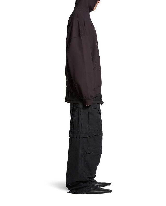 Balenciaga o1bcso1str0125 Lo_ve Hoodie Oversized in Black Size US S / EU 44-46 / 1 - 4 Thumbnail