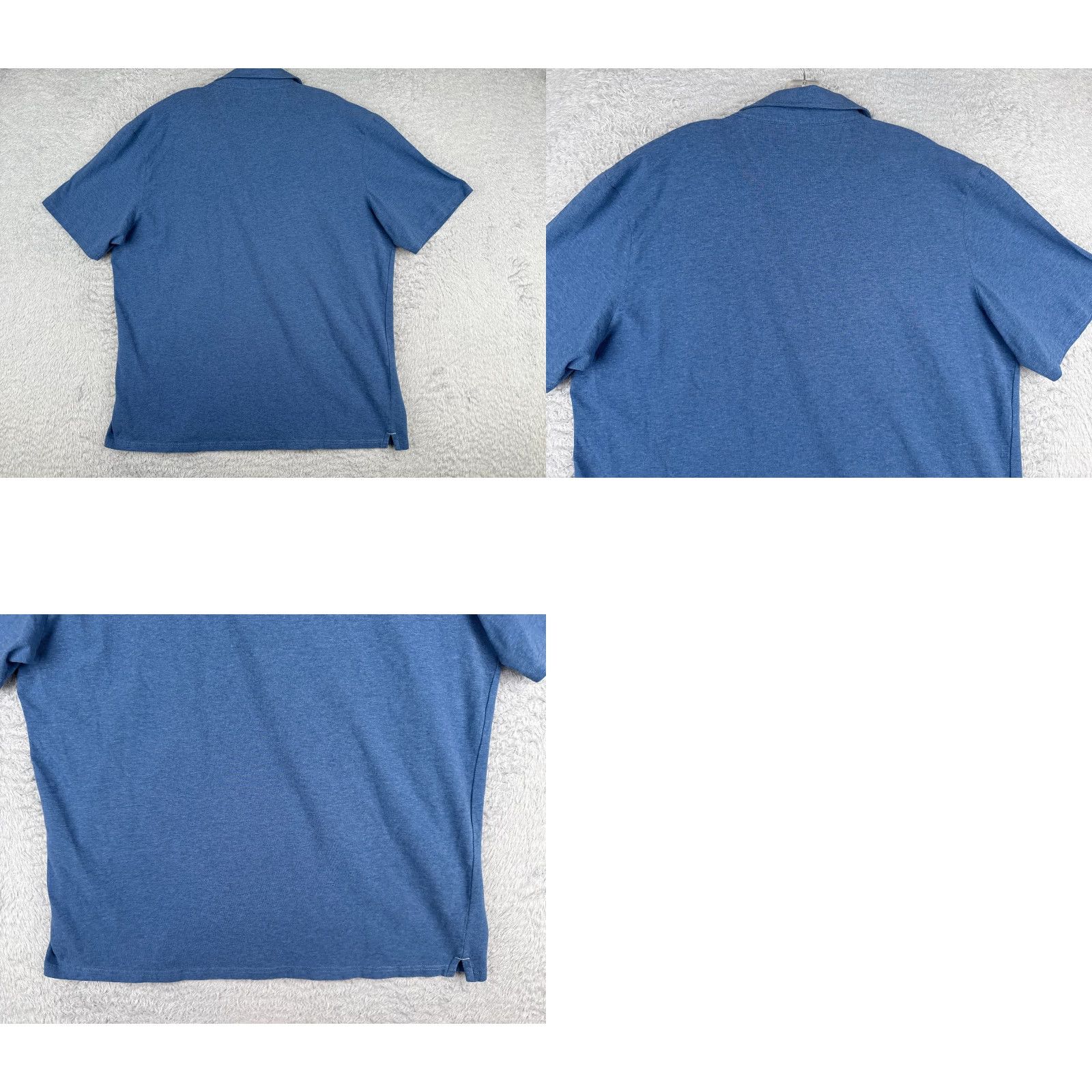 johnnie-O johnnie-O Polo Shirt Men Extra Large Heather Blue Cotton Jersey Short Sleeve Shirt XL Blue Polo Modern American Sports Mens - Size US XL / EU 56 / 4 - 9 Thumbnail